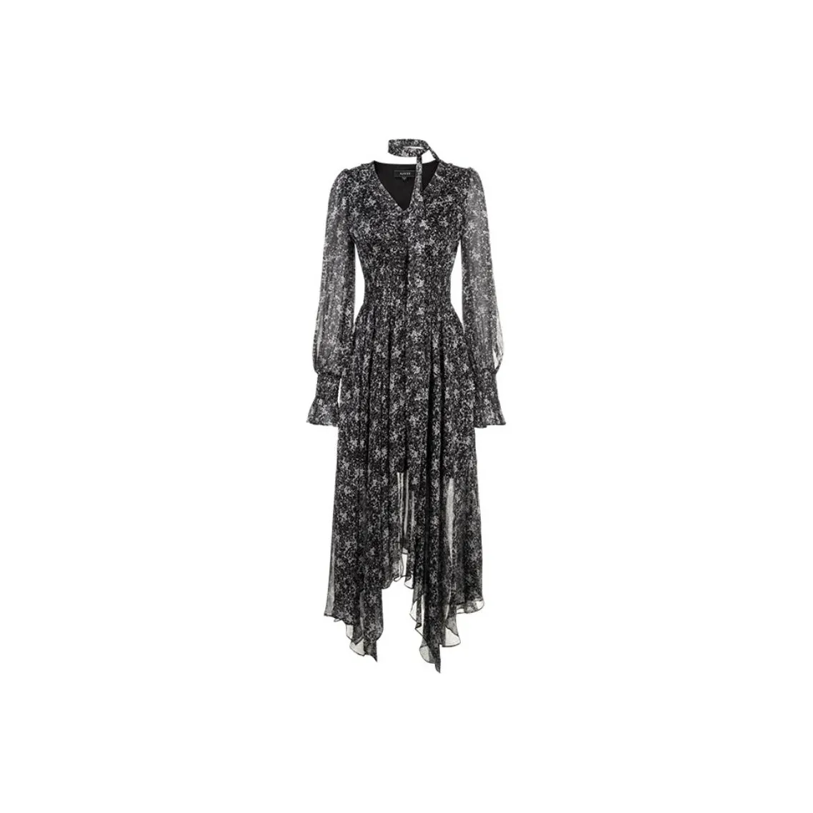 AIVEI Long Sleeved Dress Women's Black
