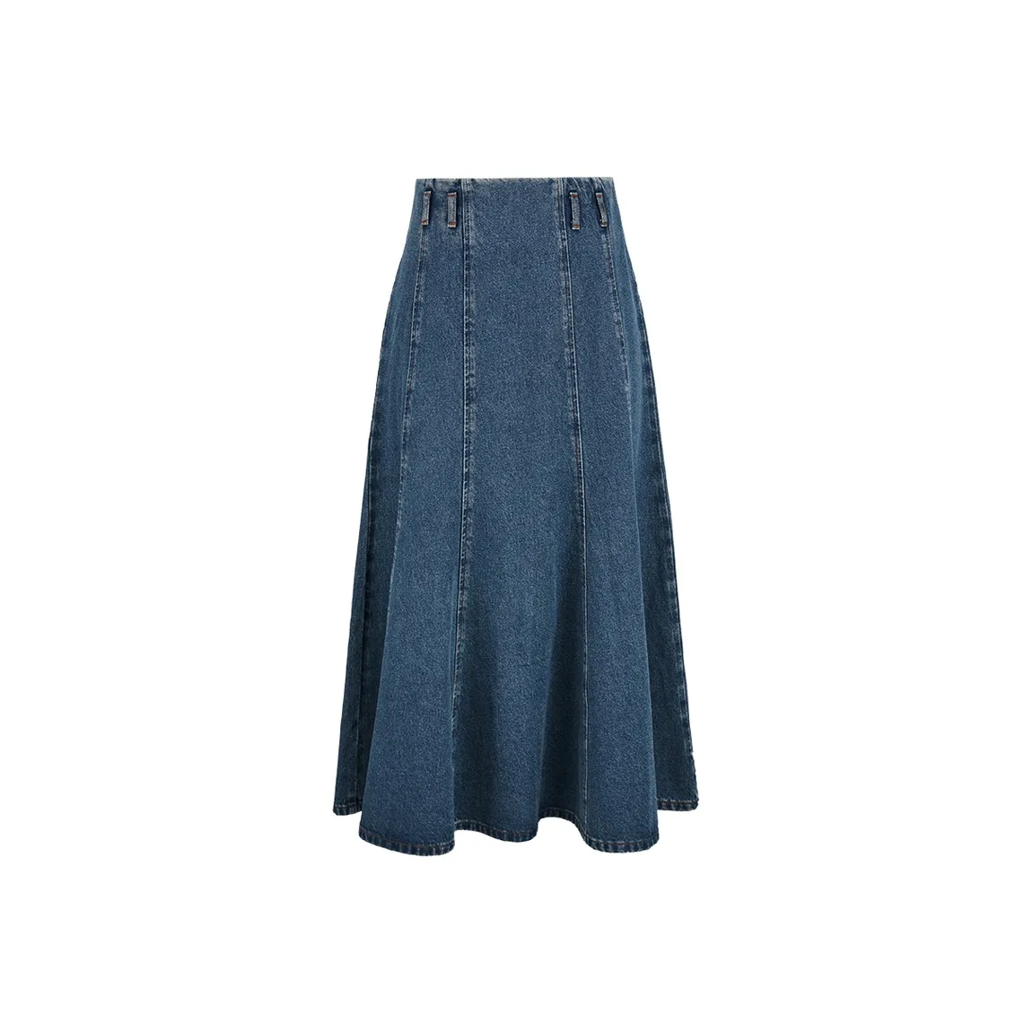 URBAN REVIVO Деним Длинный Юбка Женские Светло-Синий