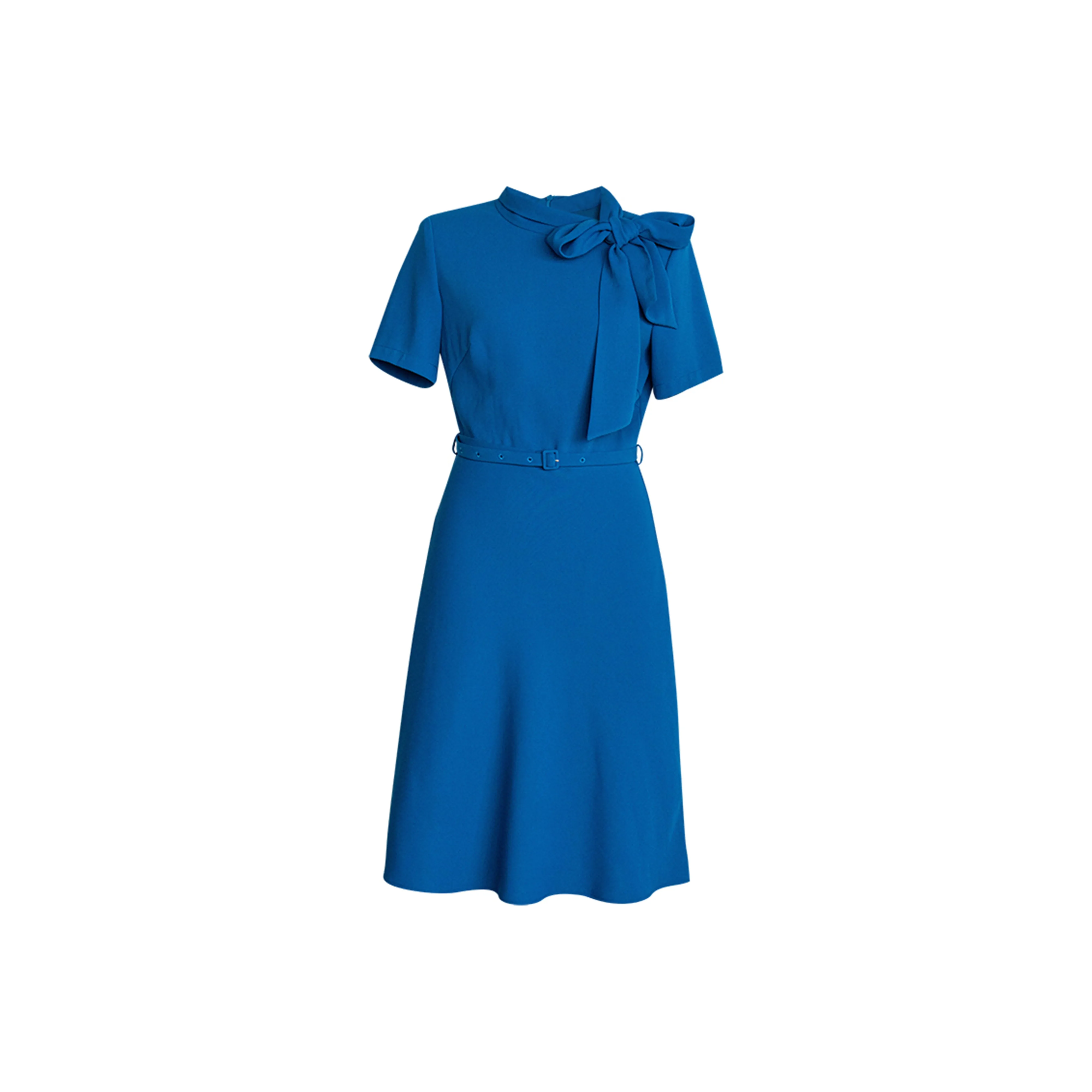 ROEYSHOUSE Short Sleeved Dress Women's Peacock Blue