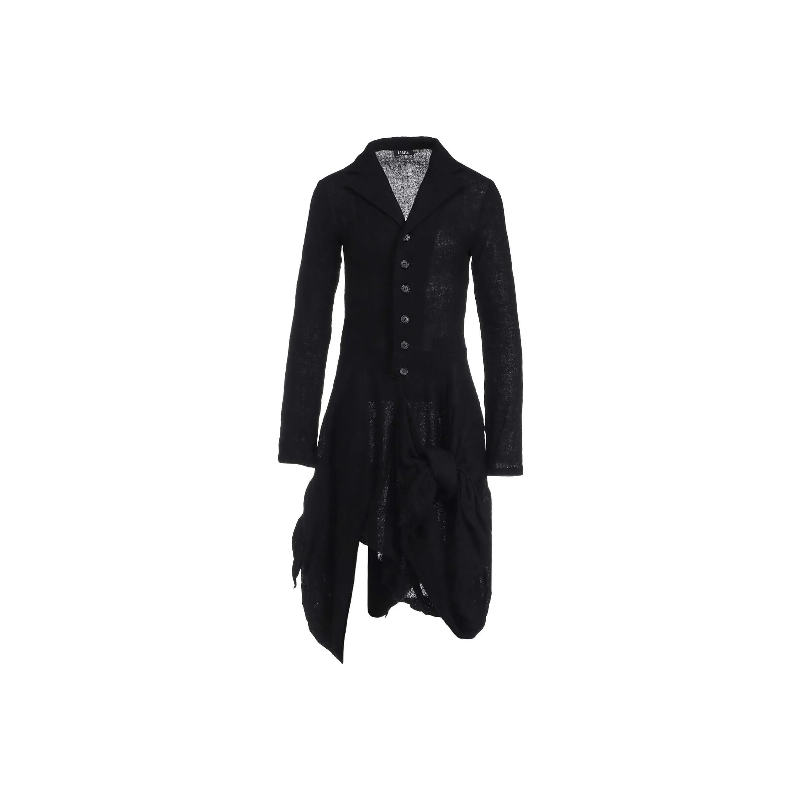 Yohji Yamamoto FW24 Long Sleeved Dress Women's Black
