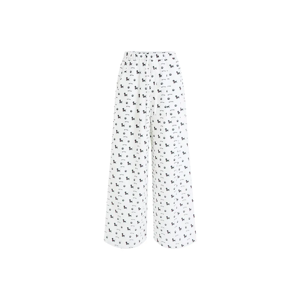 HEYABC Повседневные брюки Женские Белые