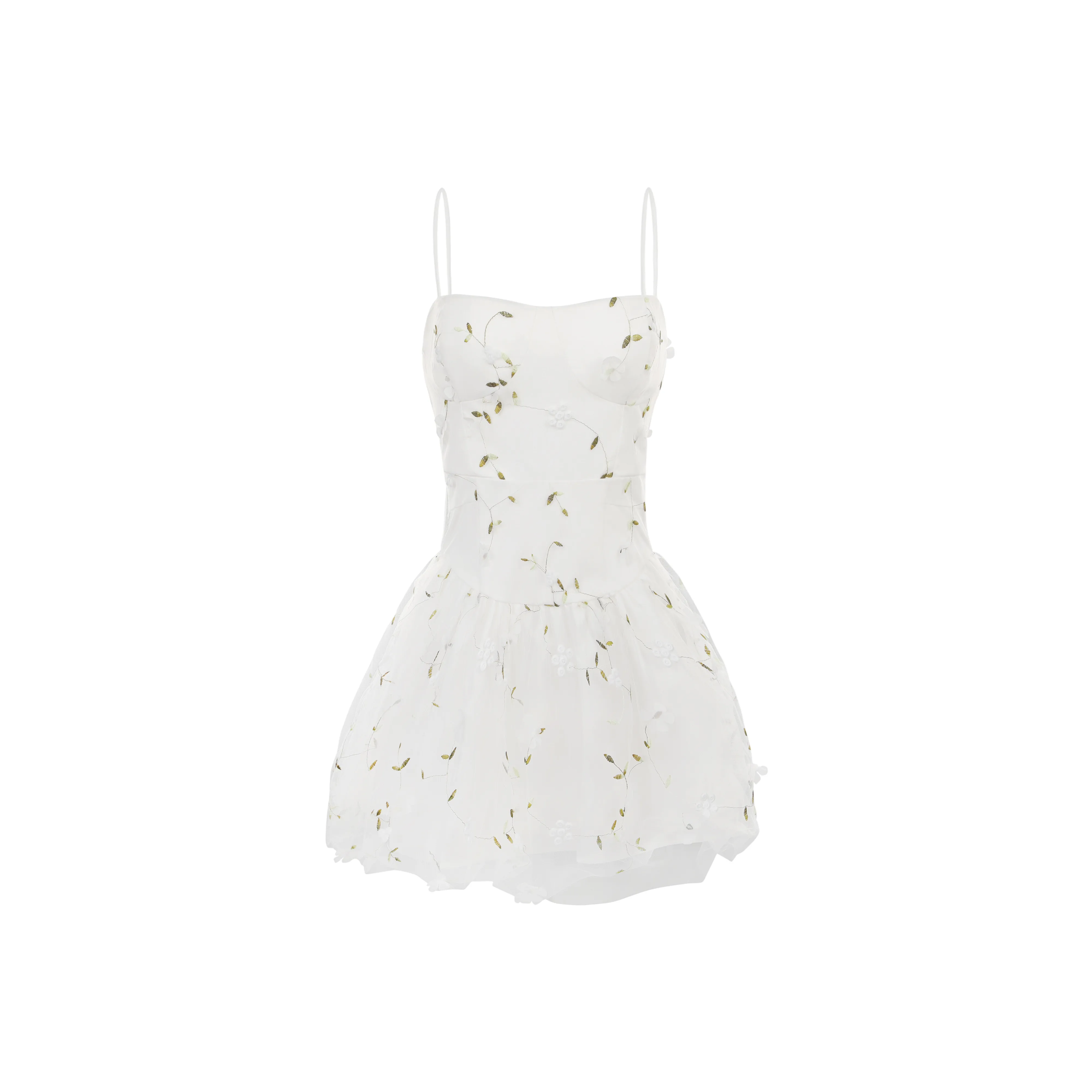 ORIASTAR Платье-комбинация Женское Белое