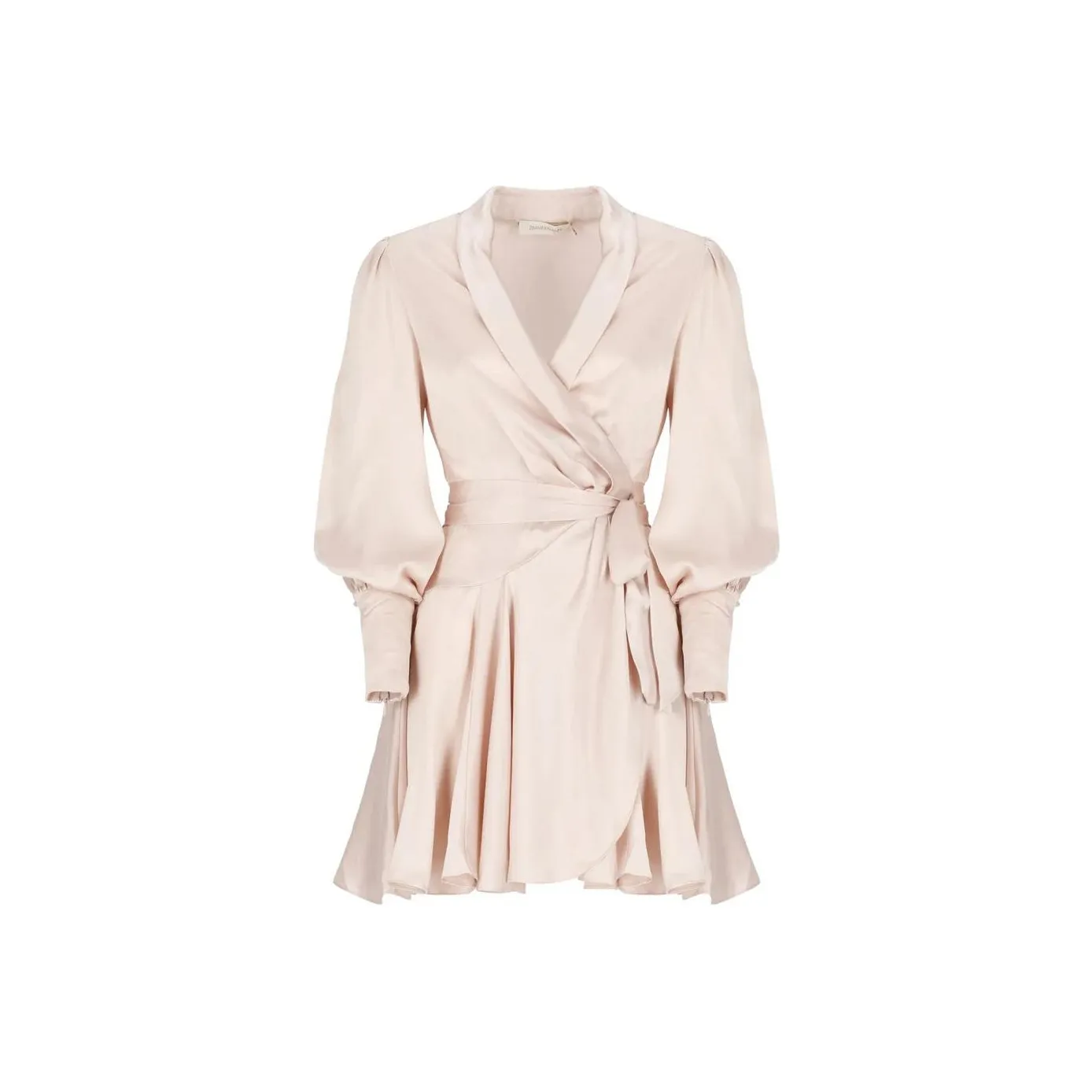 Zimmermann V Neck Wrap Mini Dress