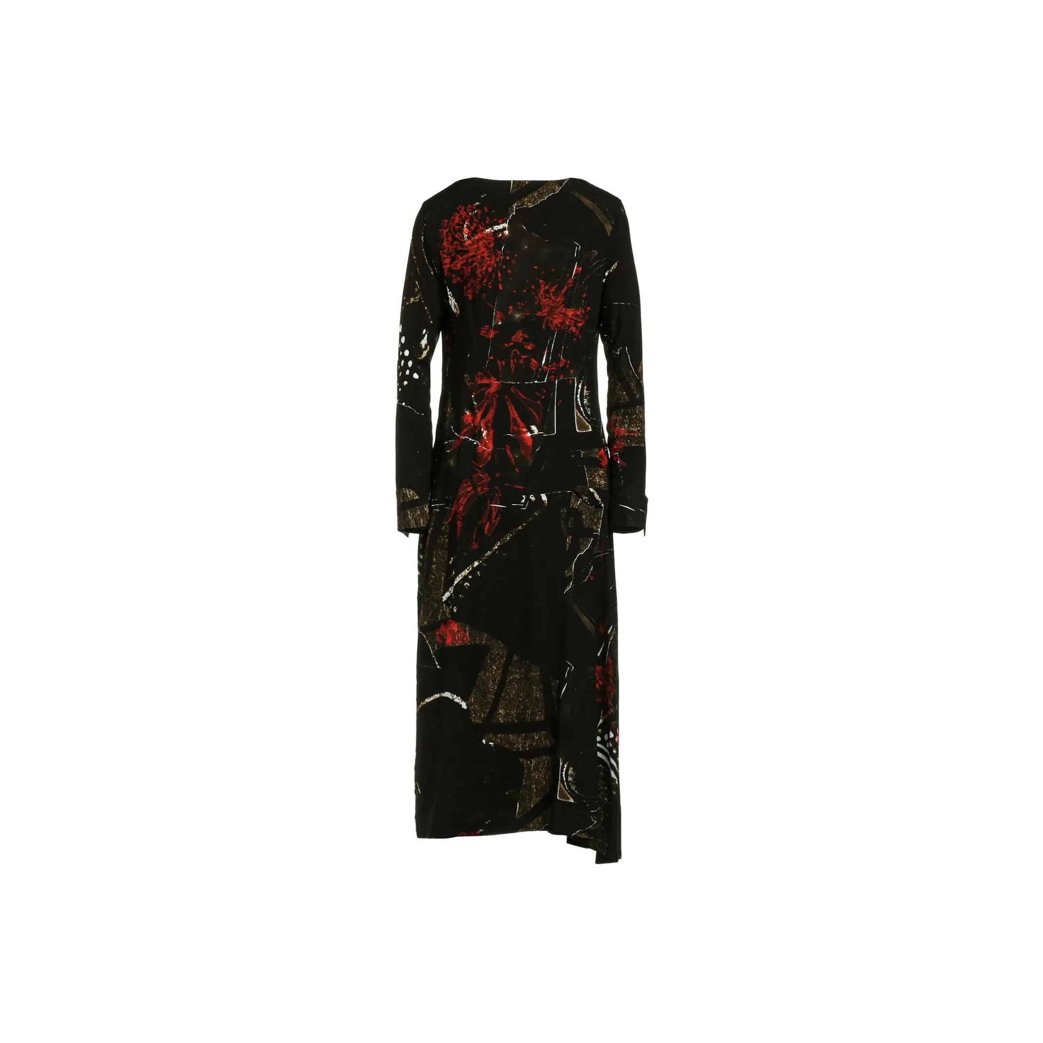 Yohji Yamamoto Long-Sleeved Dresses Women's Black
