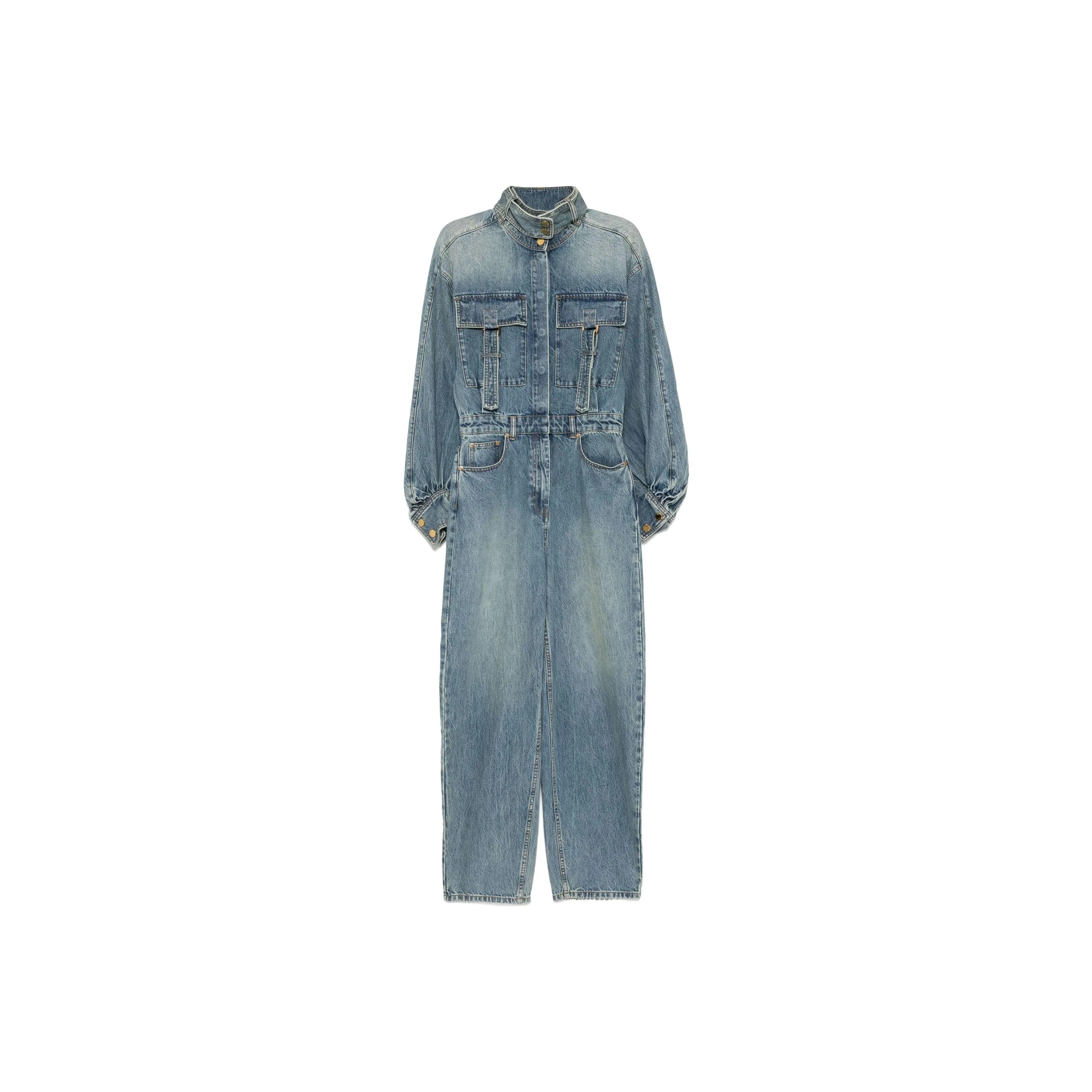 Zimmermann Illustration Denim Jumpsuit