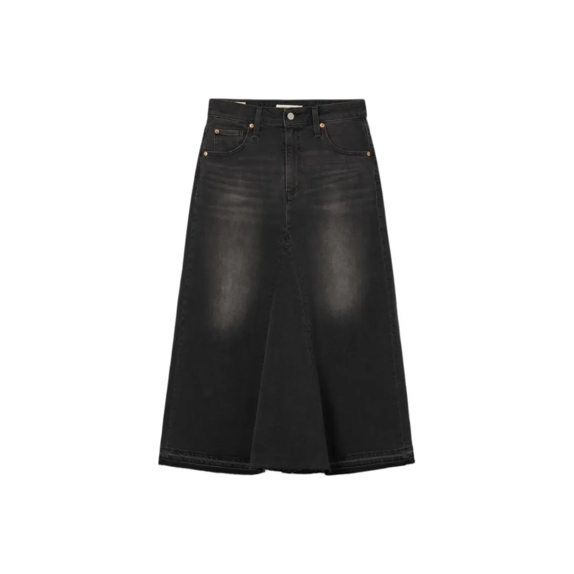 Levi's Деним Длинная Юбка Женская Дымчатый Серый