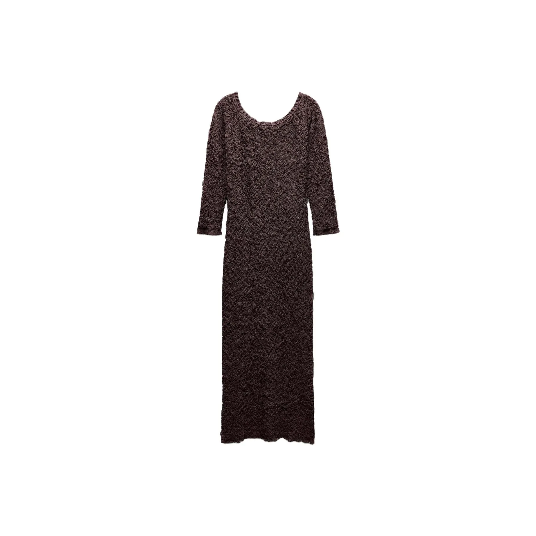 ZARA Long Sleeved Dresses Women's Eggplant Purple