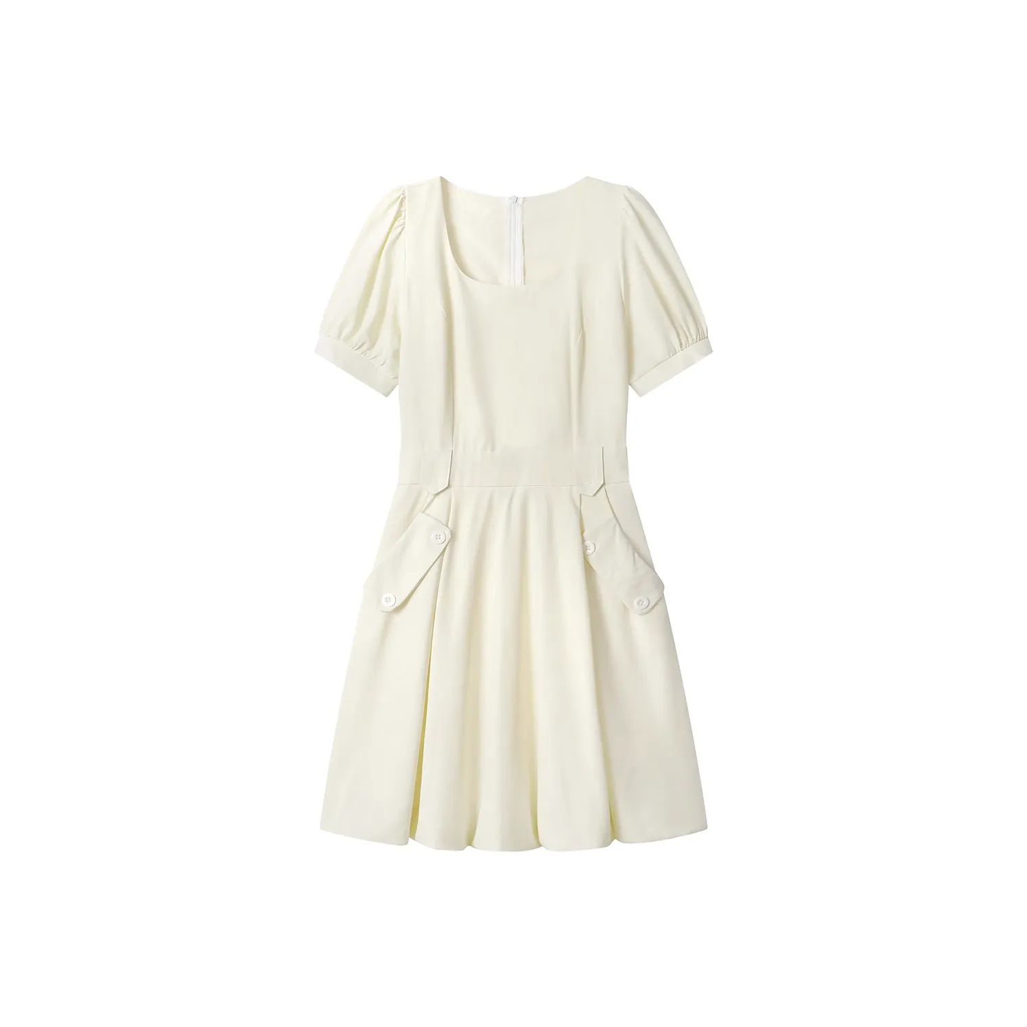 MTHE Short Sleeved Dress Women's Apricot