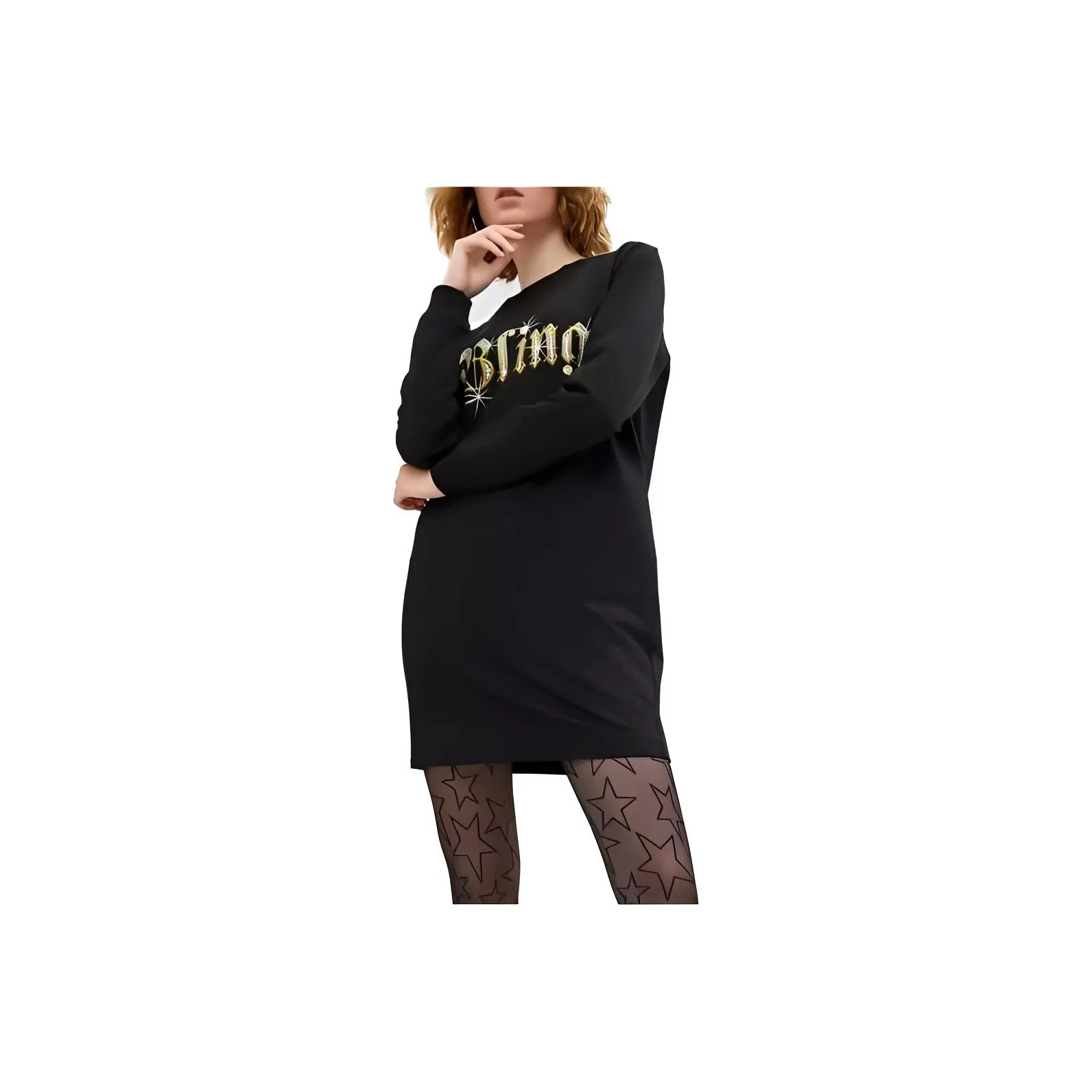 LOVE MOSCHINO Long-Sleeved Dresses Women's Black