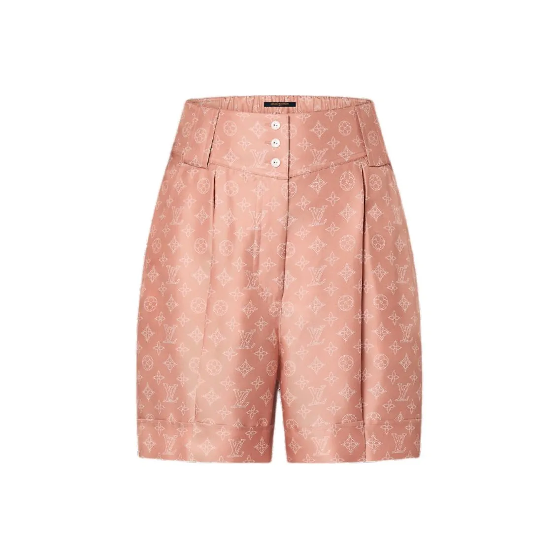 LOUIS VUITTON Tailored Mahina Monogram Shorts
