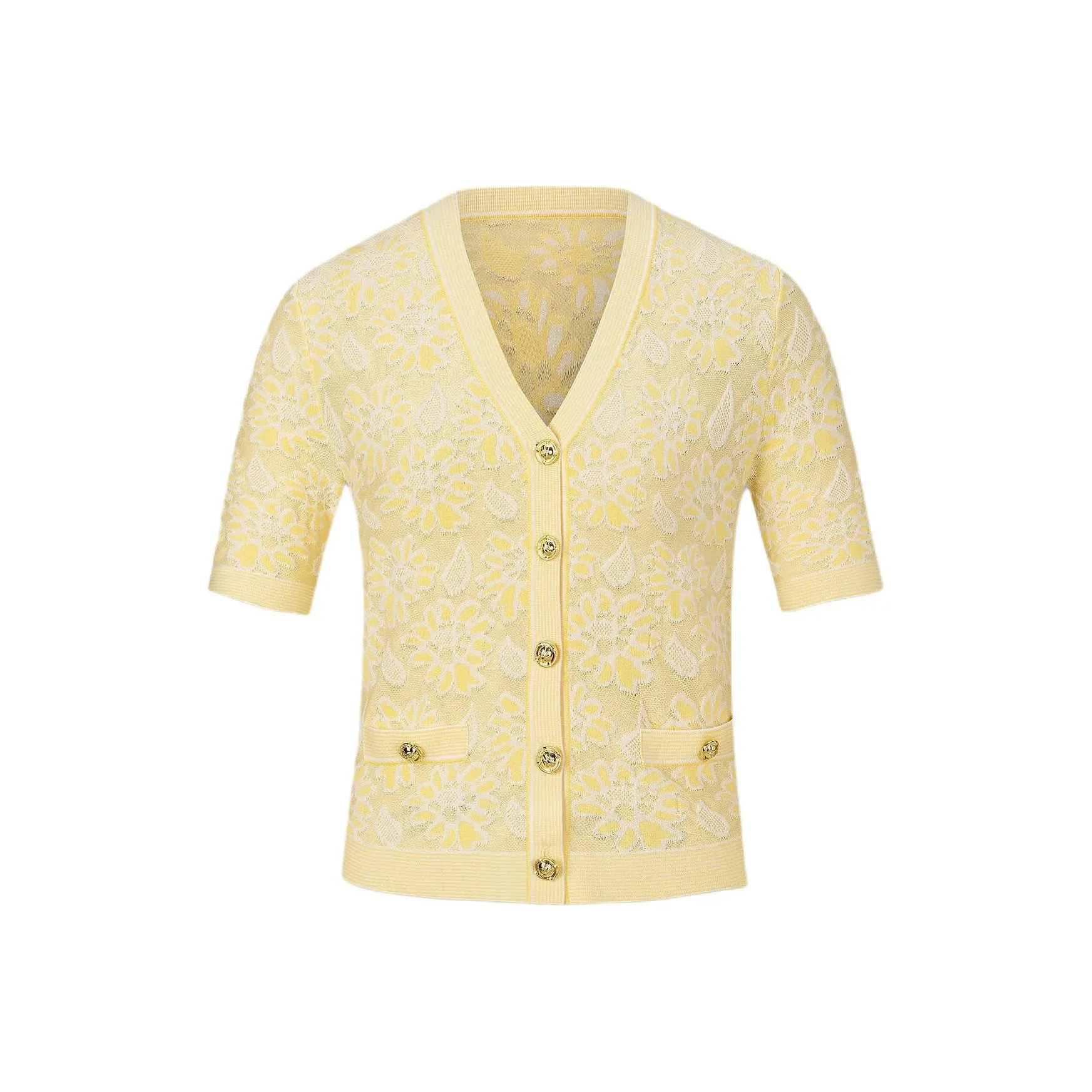 KARL LAGERFELD SS25 Трикотаж Женский Желтый