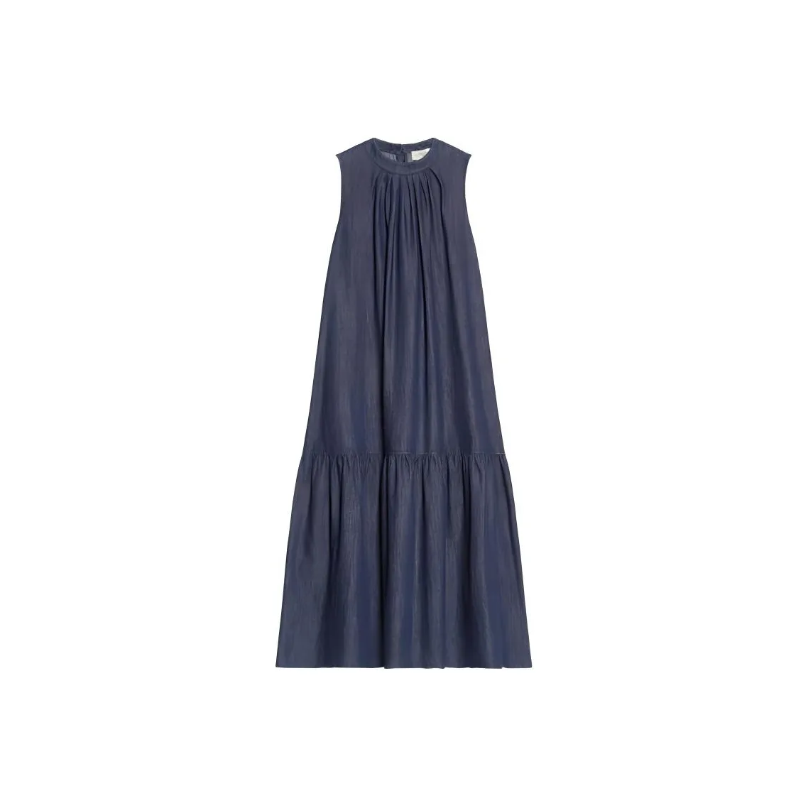 WEEKEND MaxMara Crewnek Sleeveless Denim Dress