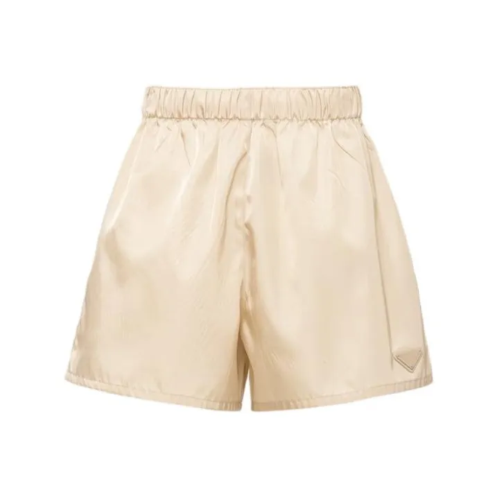 Брендовая сумочка в стиле prada 2 в 1 Casual Shorts Women's Desert Beige