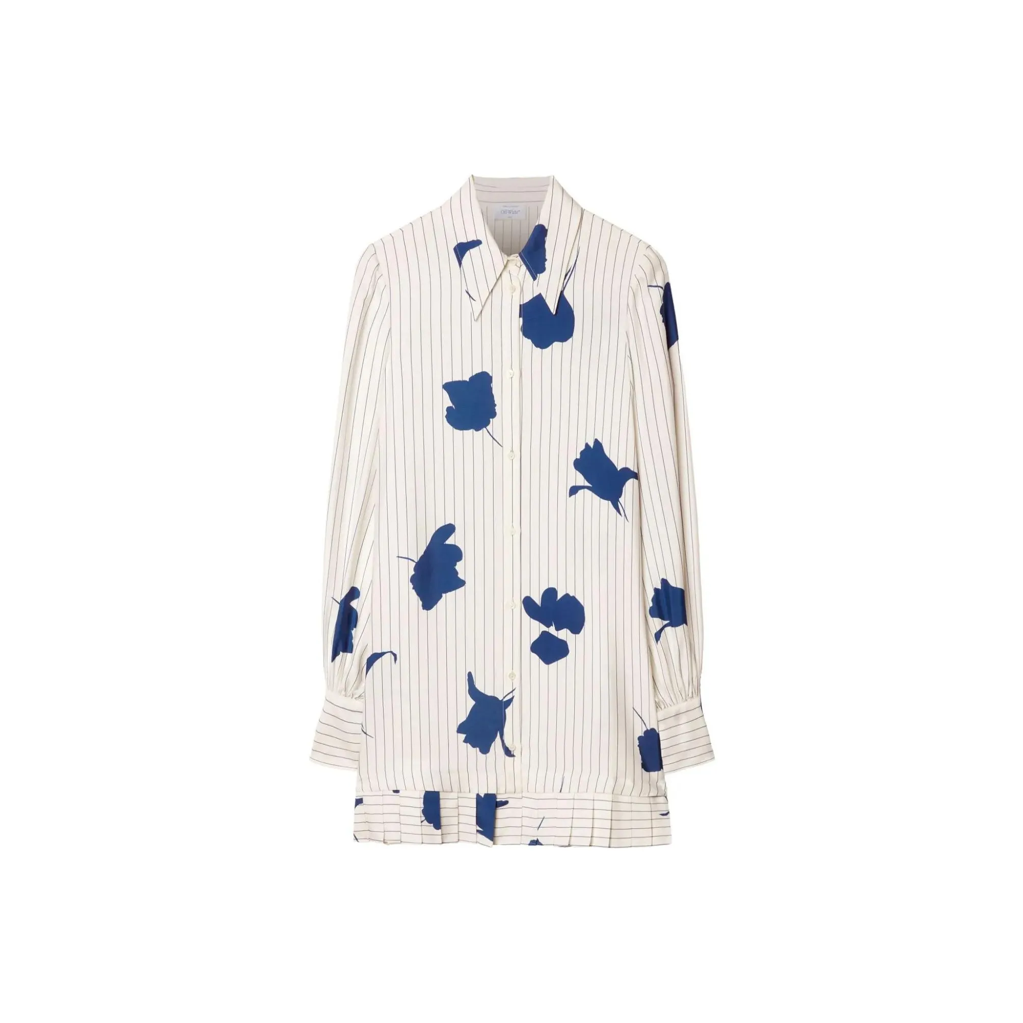 OFF WHITE Floral print Shirt Dress