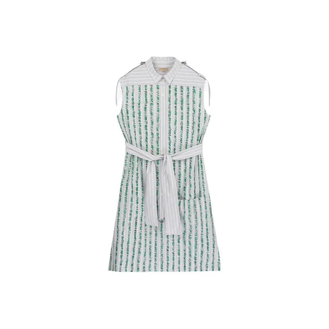 Burberry Sleeveless Dress Women's Multicolor