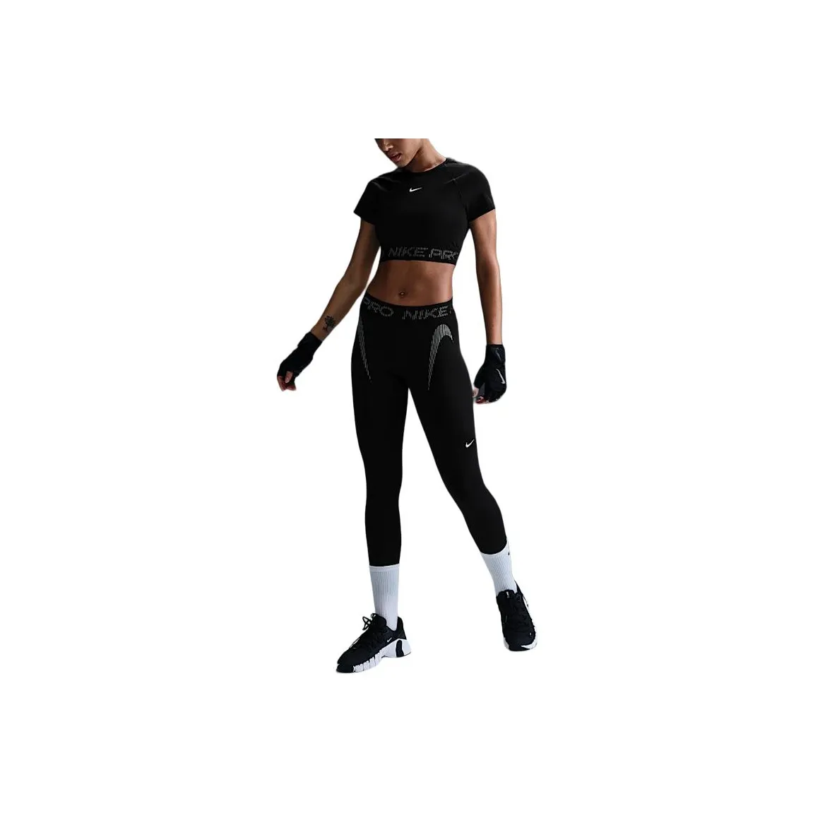 Nike Pro Women's Mid Rise 7/8 Graphic Leggings
