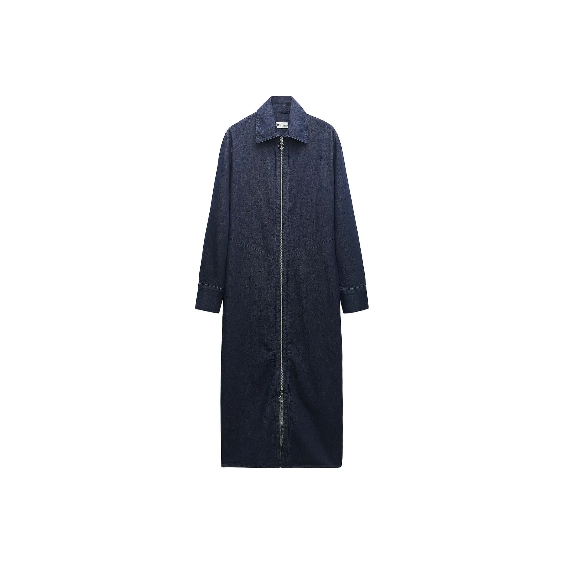 ZARA Long Sleeved Dresses Women's Blue