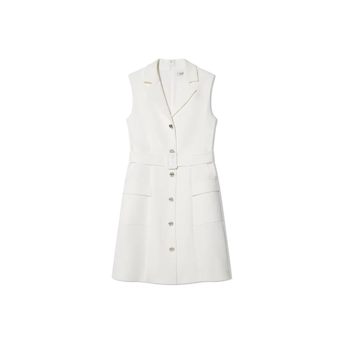 COVERINS Sleeveless Dress Women's White