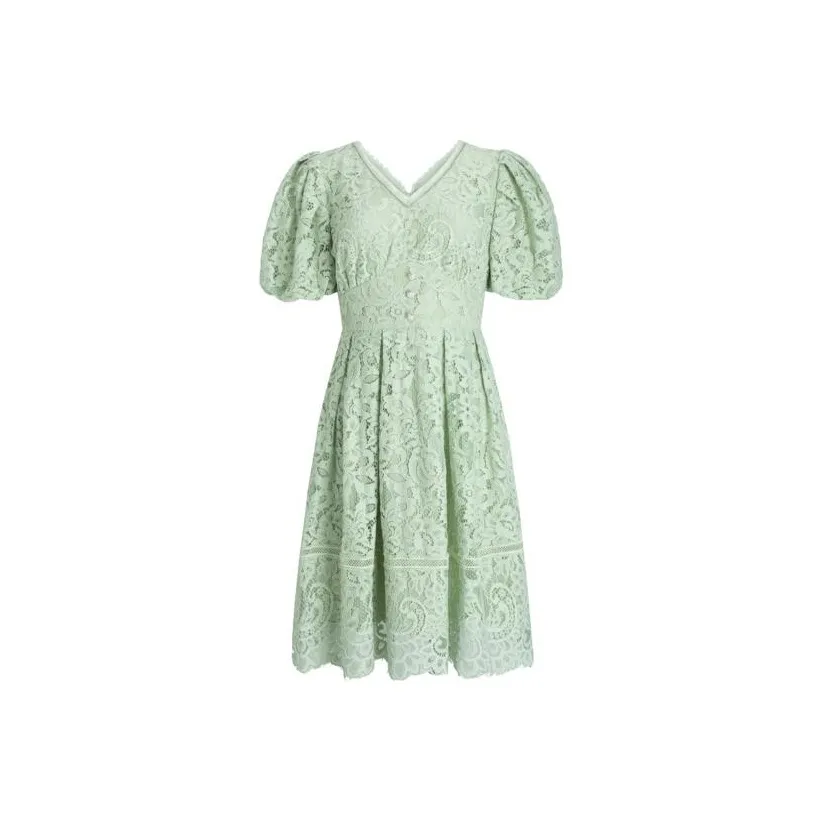 Anmani Short-Sleeved Dresses Women's Fragrant Lime Green