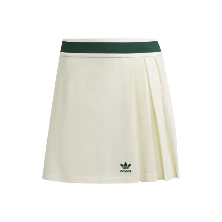 Adidas Originals Casual Short Skirts Women's Jade White