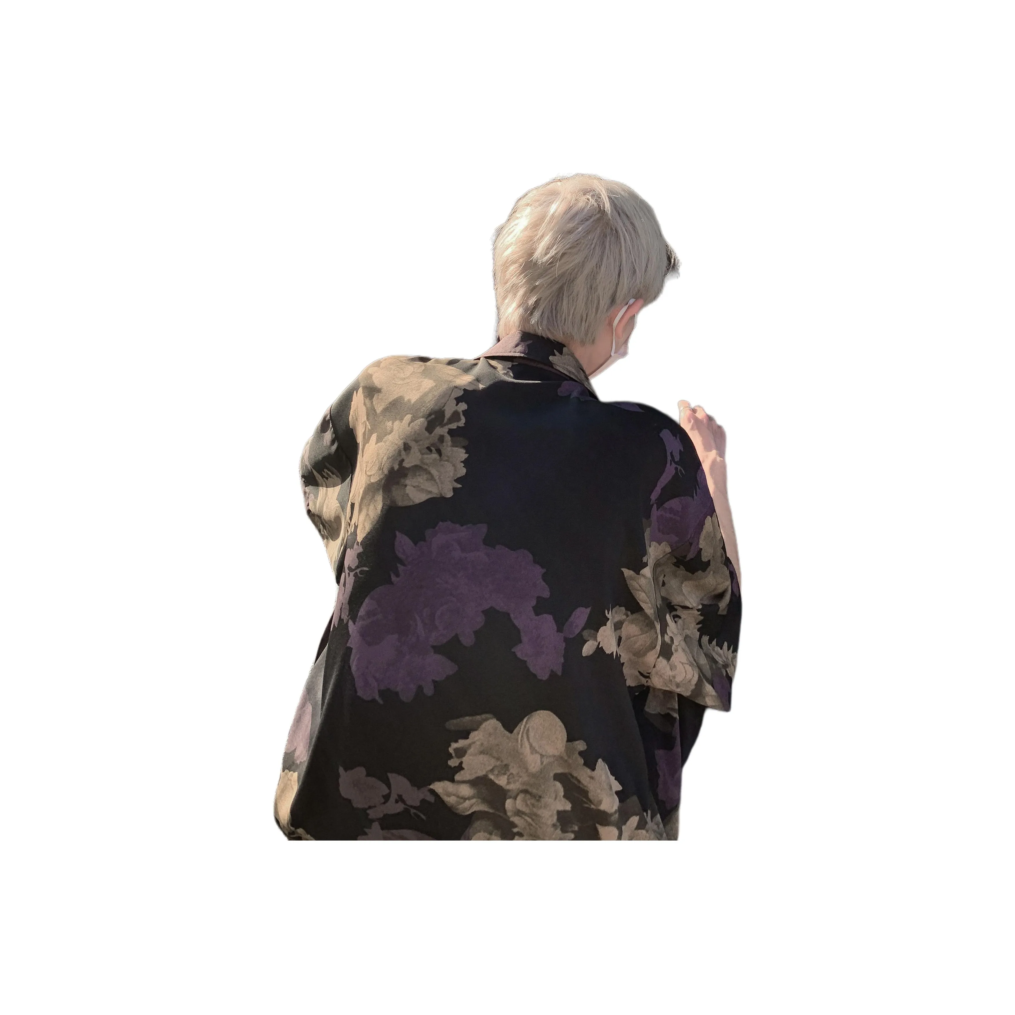 COMOWA Черная унисекс рубашка