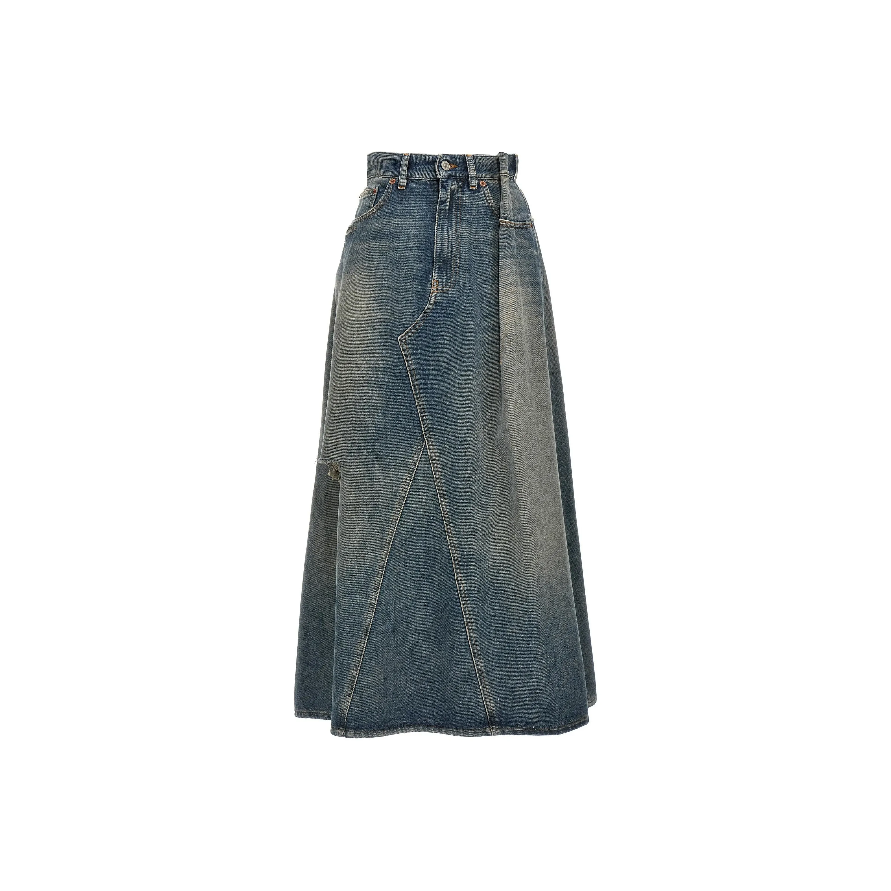 MM6 Maison Margiela Distressed Skirt