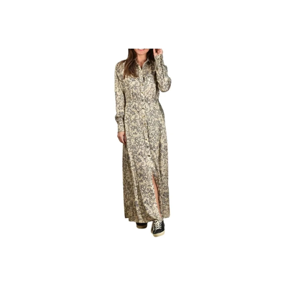 Golden Goose Long Sleeved Dresses Women's Multicolor