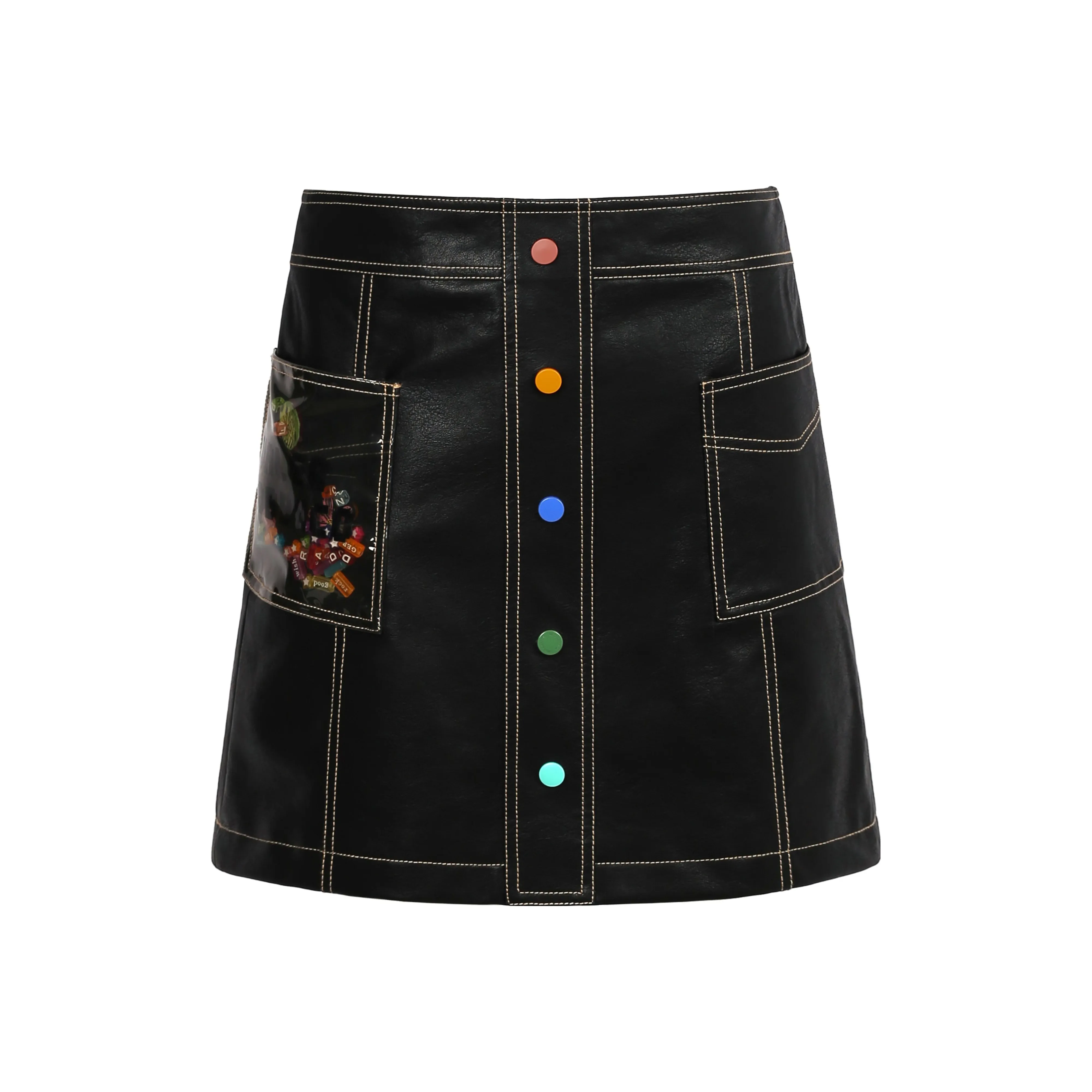 Valeria Obbaco Юбка Женская Черная