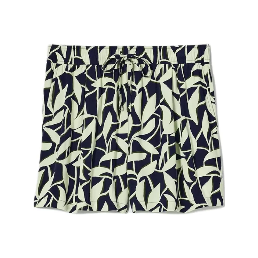 UNIQLO Princesse TAM Коллаборация SS25 Повседневные шорты Женские Морской синий