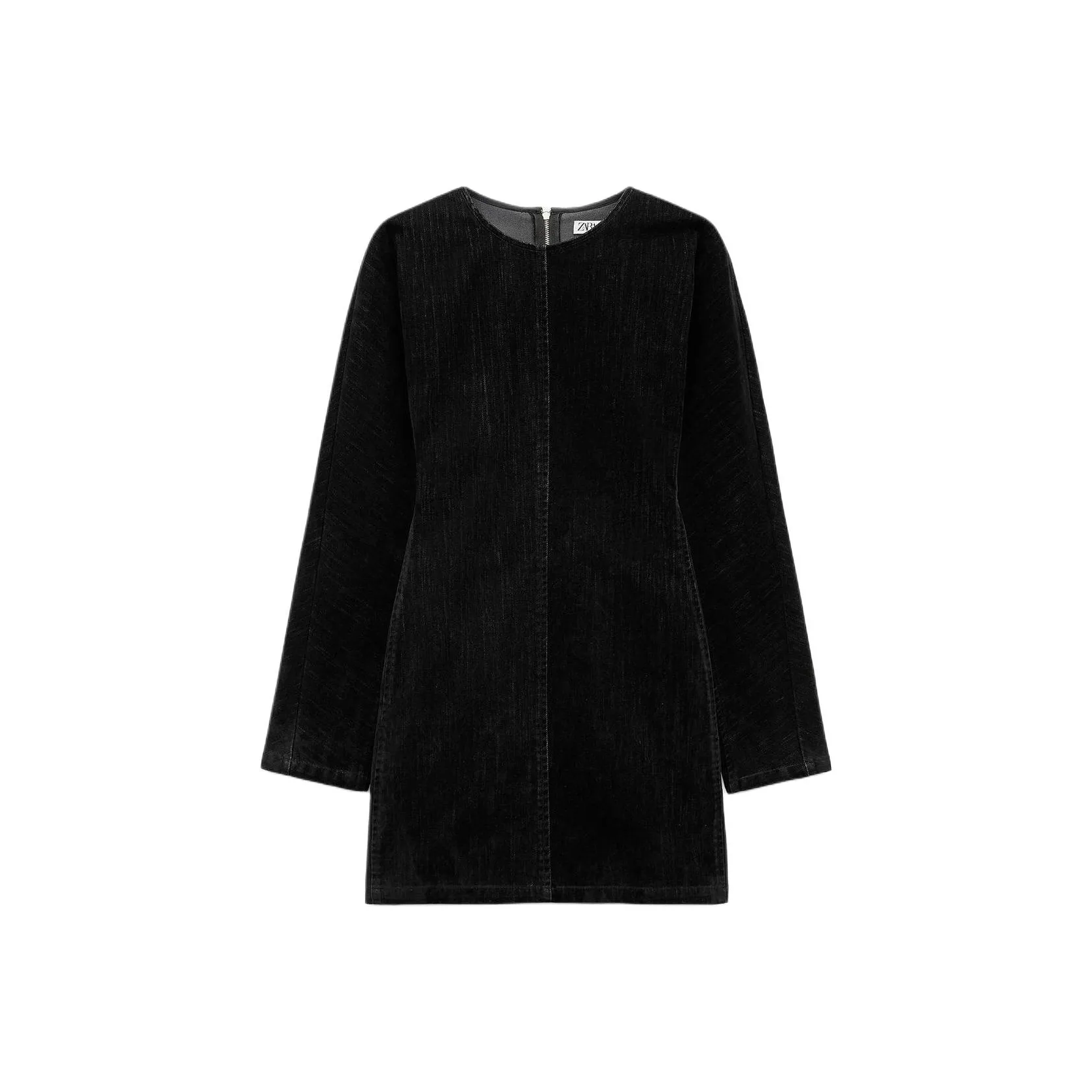 ZARA Trf Long Sleeved Dresses Women's Black