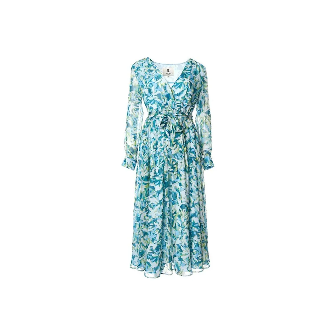 BESIONIA SS24 Long Sleeved Dresses Women's Green