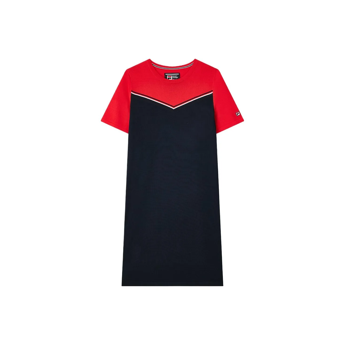 FILA Modern Короткий рукав Платье Женское Легенда Красный