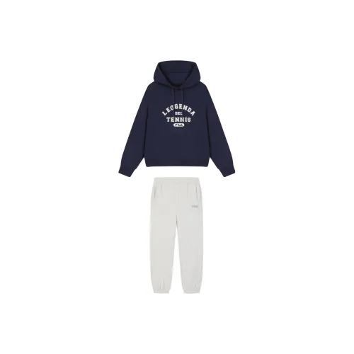 FILA ORIGINALE Темный Полночный синий + Moonlit Вересковый серый Женские Повседневные костюмы