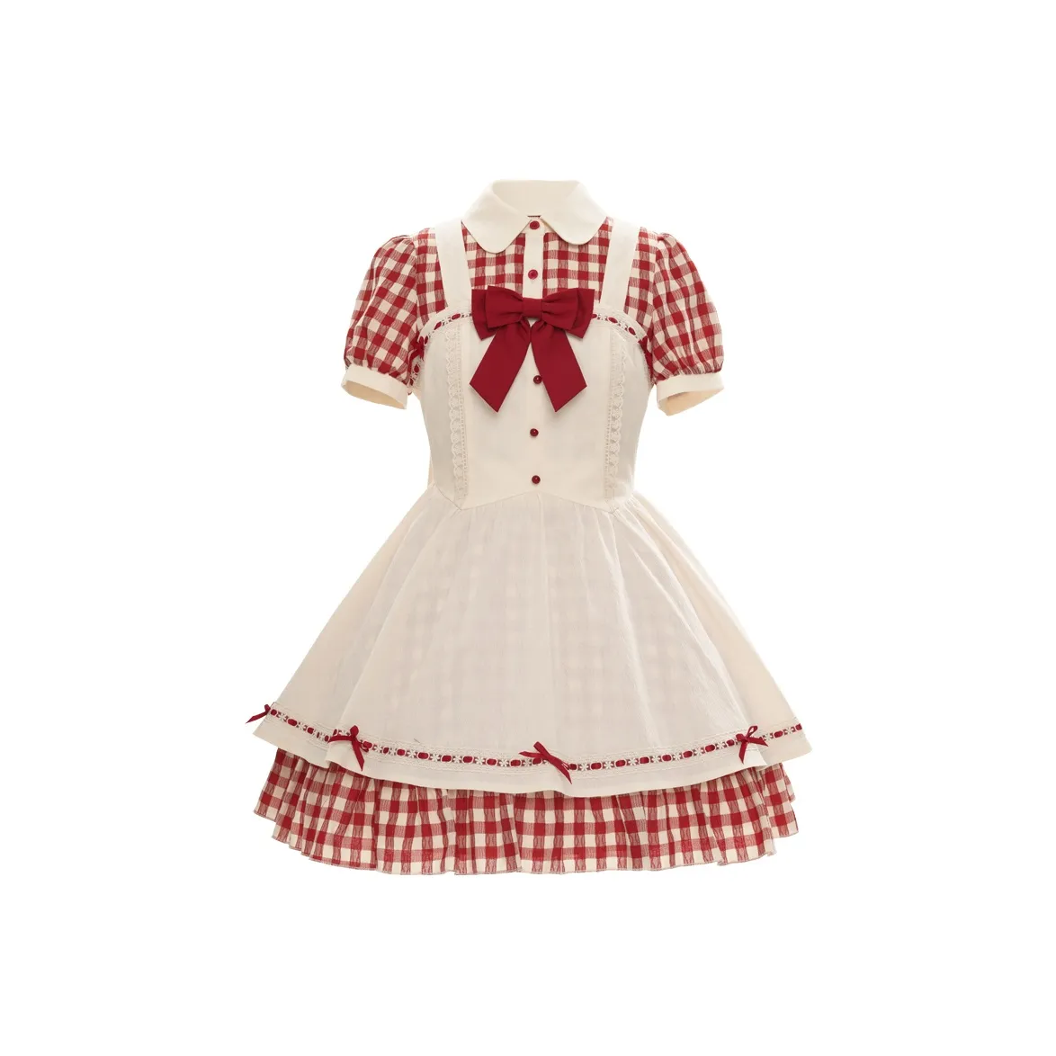 LALAJK Короткое платье с короткими рукавами женское