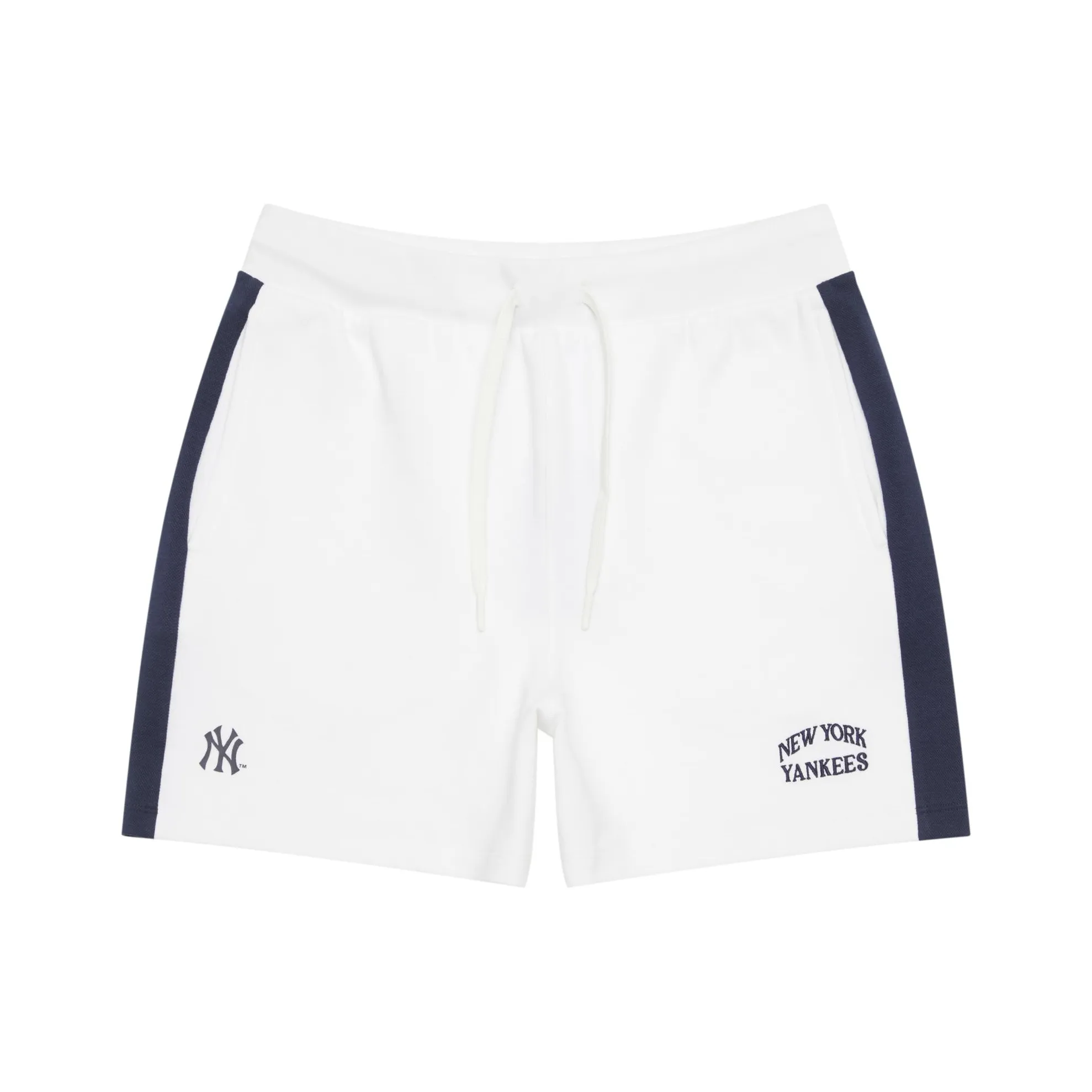 Mlb Base Logo Повседневные шорты Женские Айвори Белый