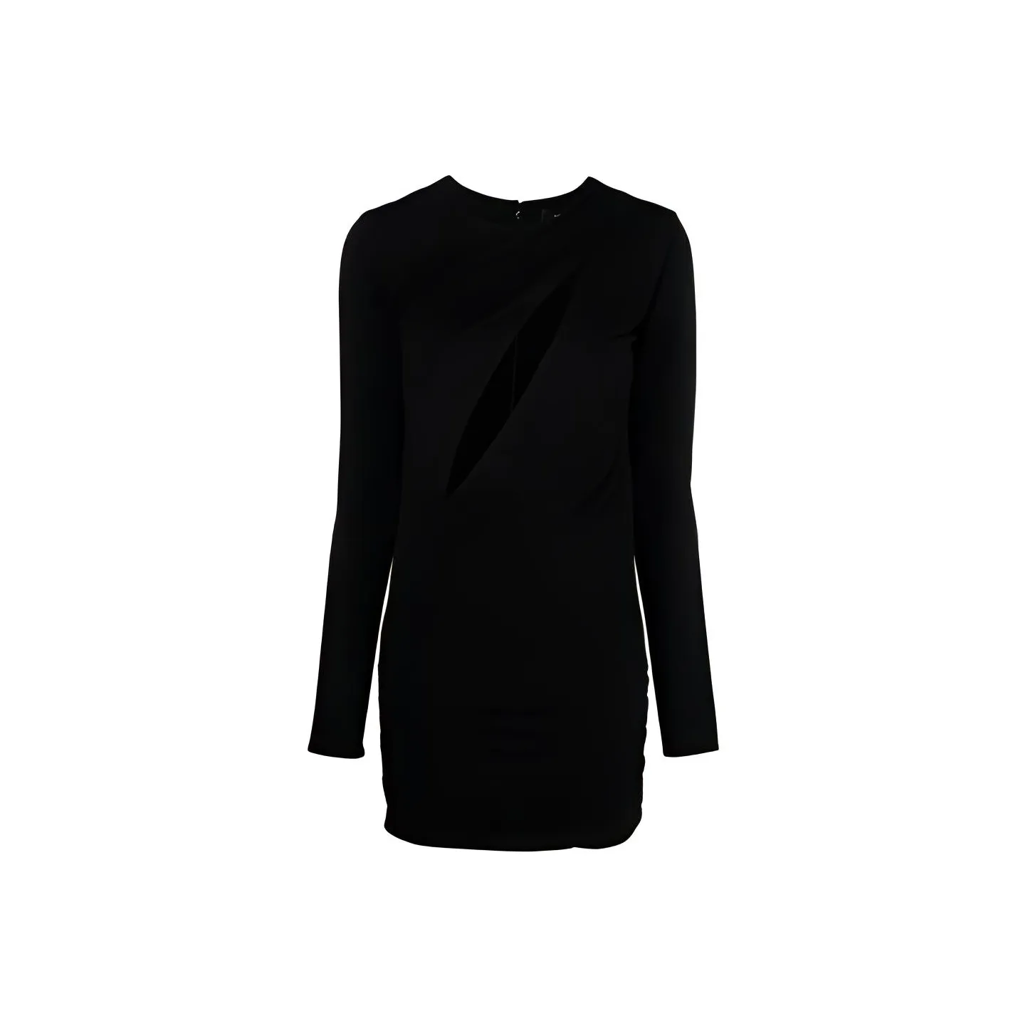 VERSACE Cut Out Long Sleeved Mini Dress