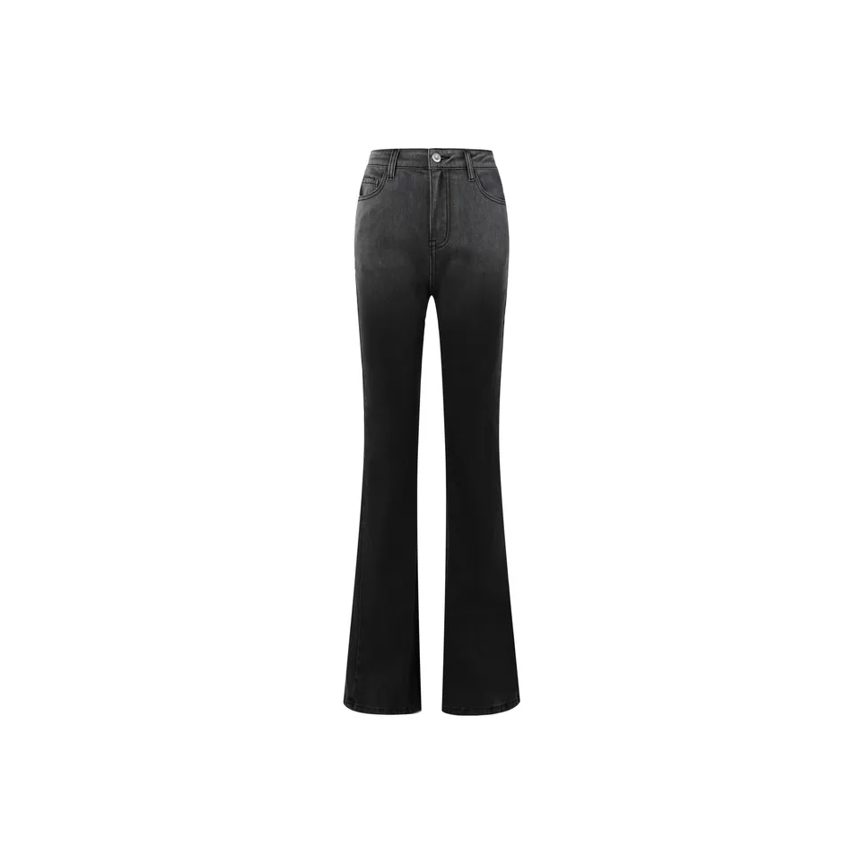 Three Quarters Черные Женские Джинсы