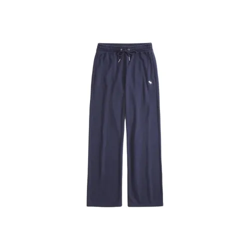 Abercrombie＆Fitch Морской синий Женские Вязаные Спортивные брюки