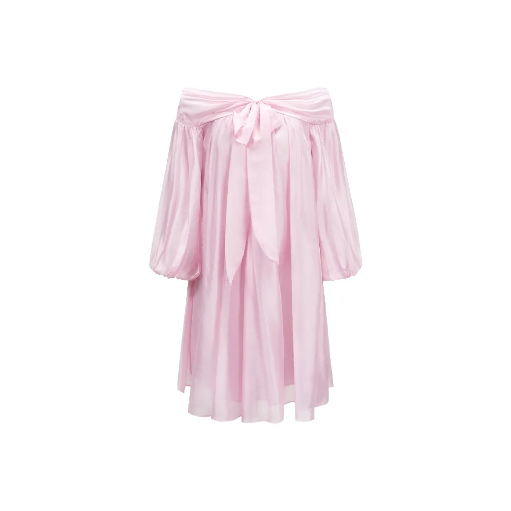 CHICHY CHICHY Size Sister Collection Long-Sleeved Dresses Women's Light Pink
