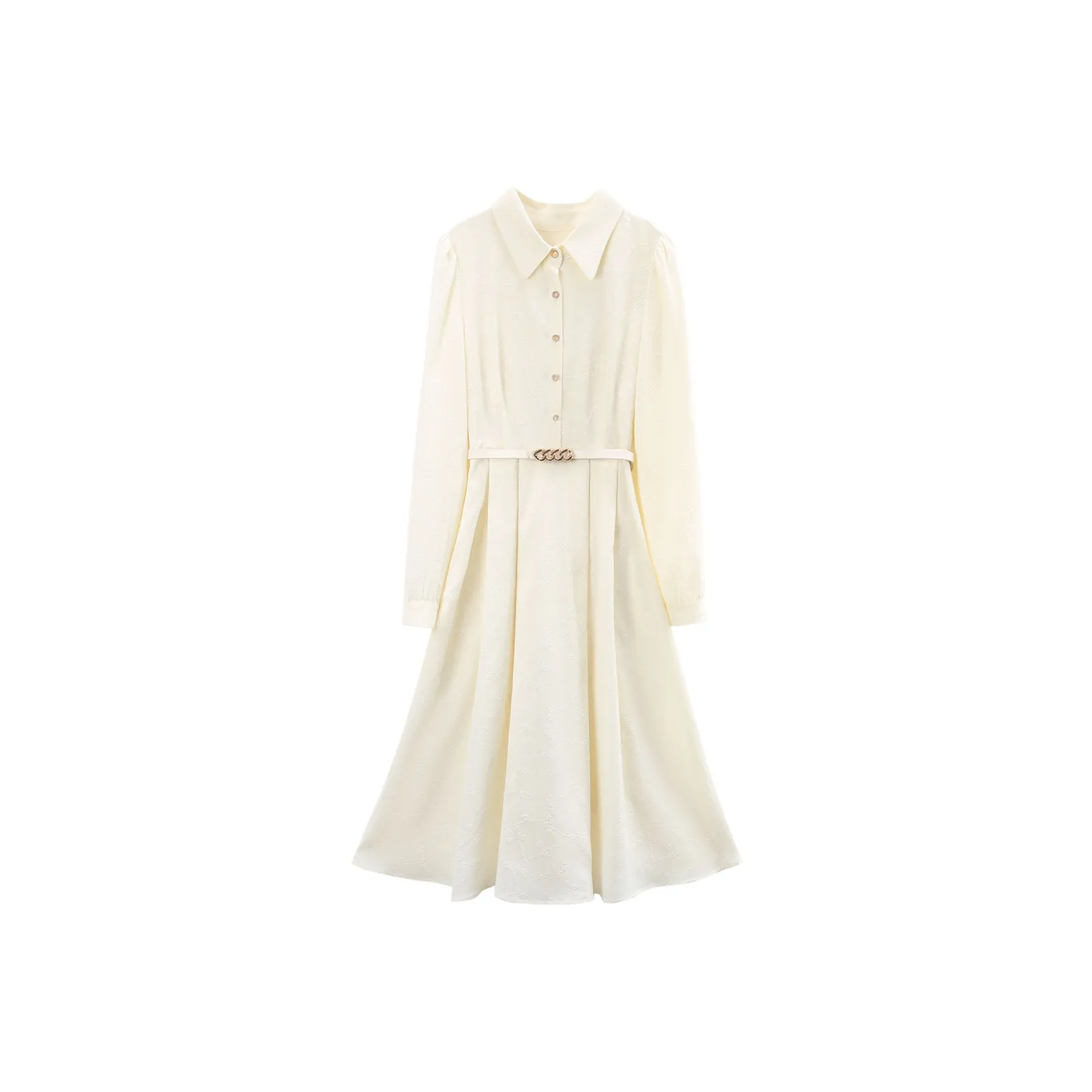 A Paradise For Awakening Long Sleeved Dress Women's Beige