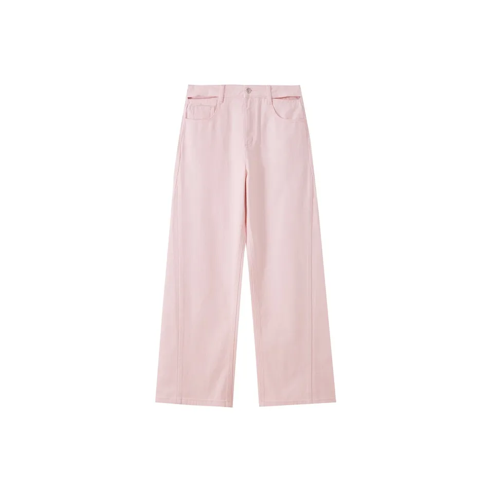 SHUIYUNJIAN Jeans Women's Light Pink