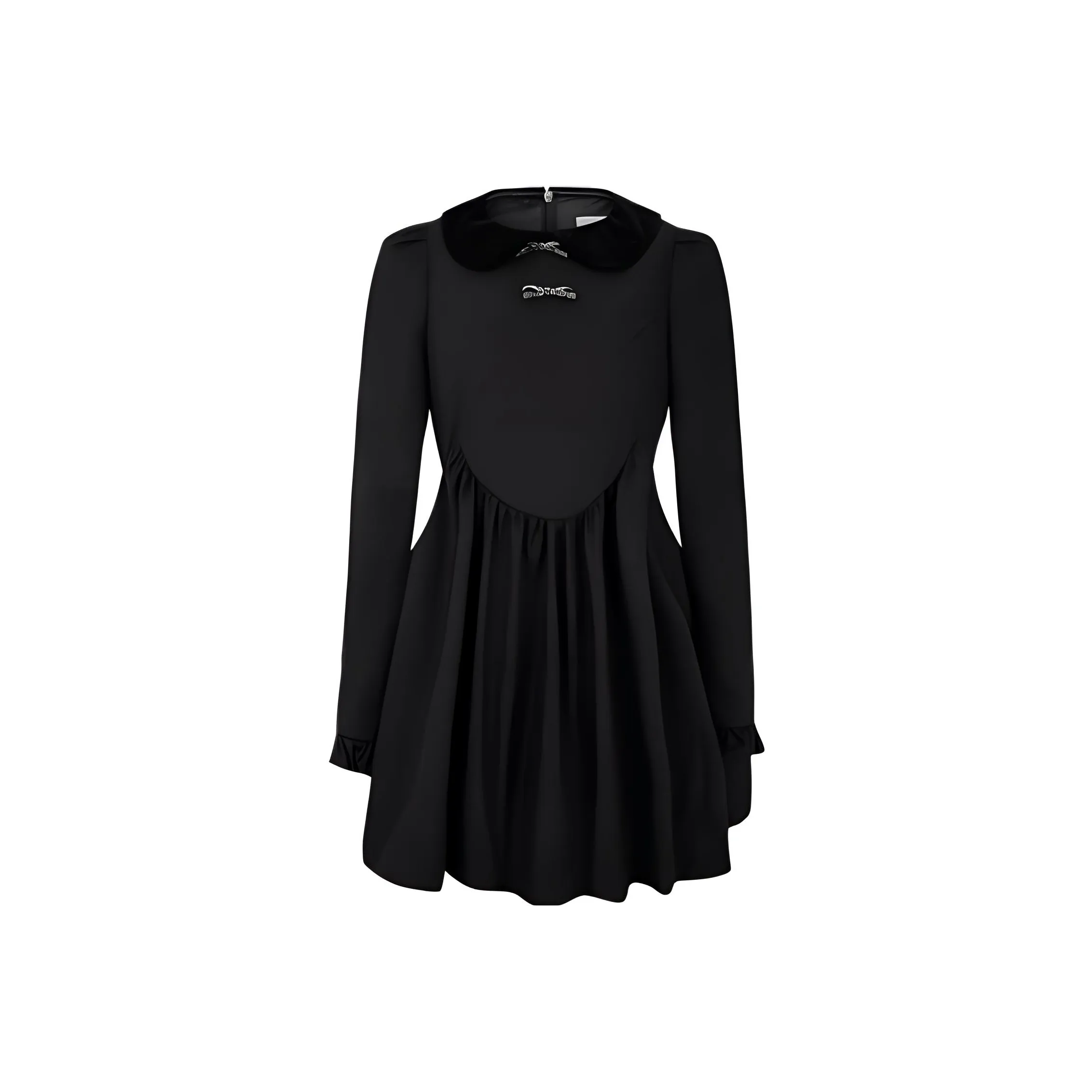 JORYAweekend Длинное платье с длинными рукавами женское обсидиановый черный