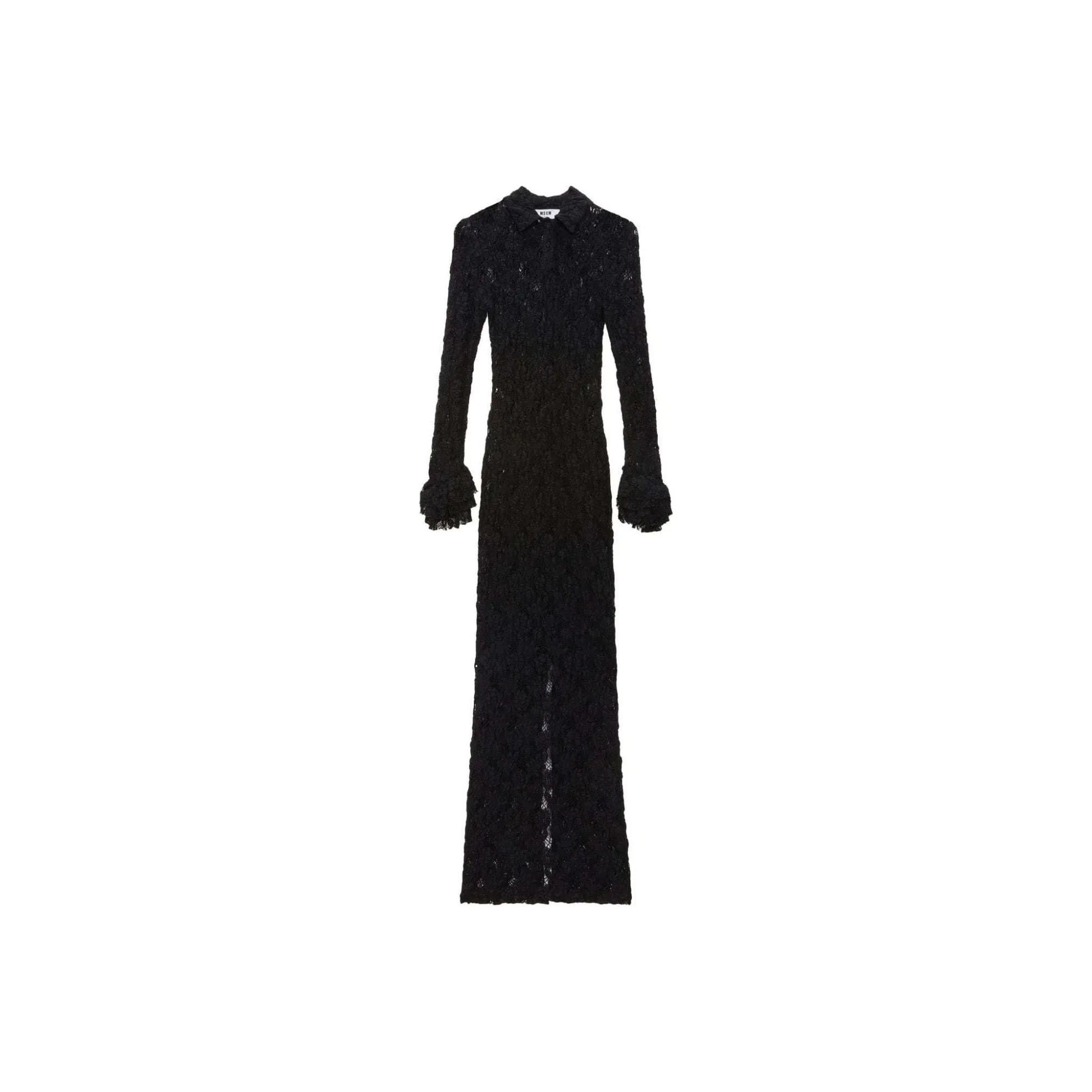 MSGM Floral lace Maxi Dress