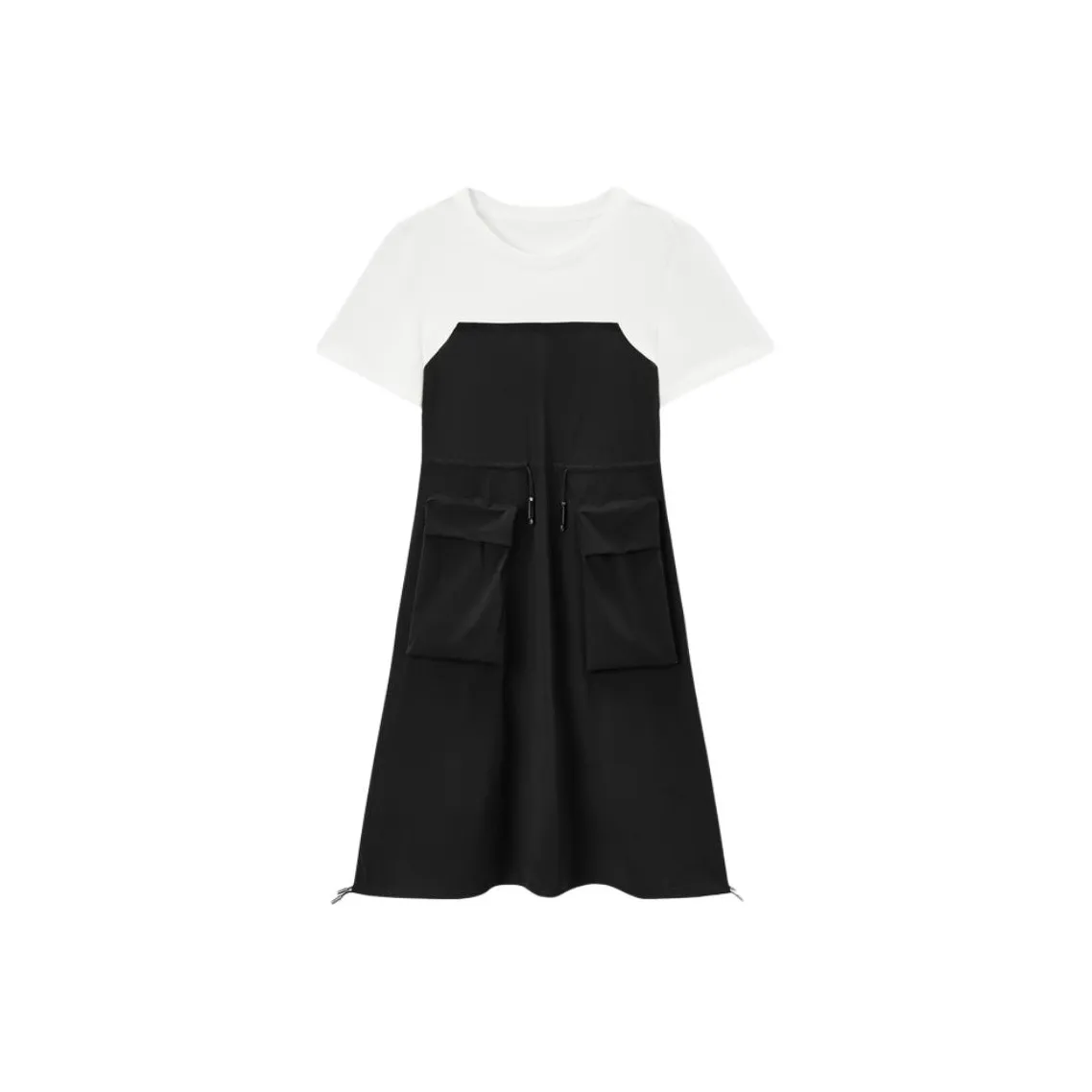 EICHITOO Short Sleeved Dress Women's Black Trim