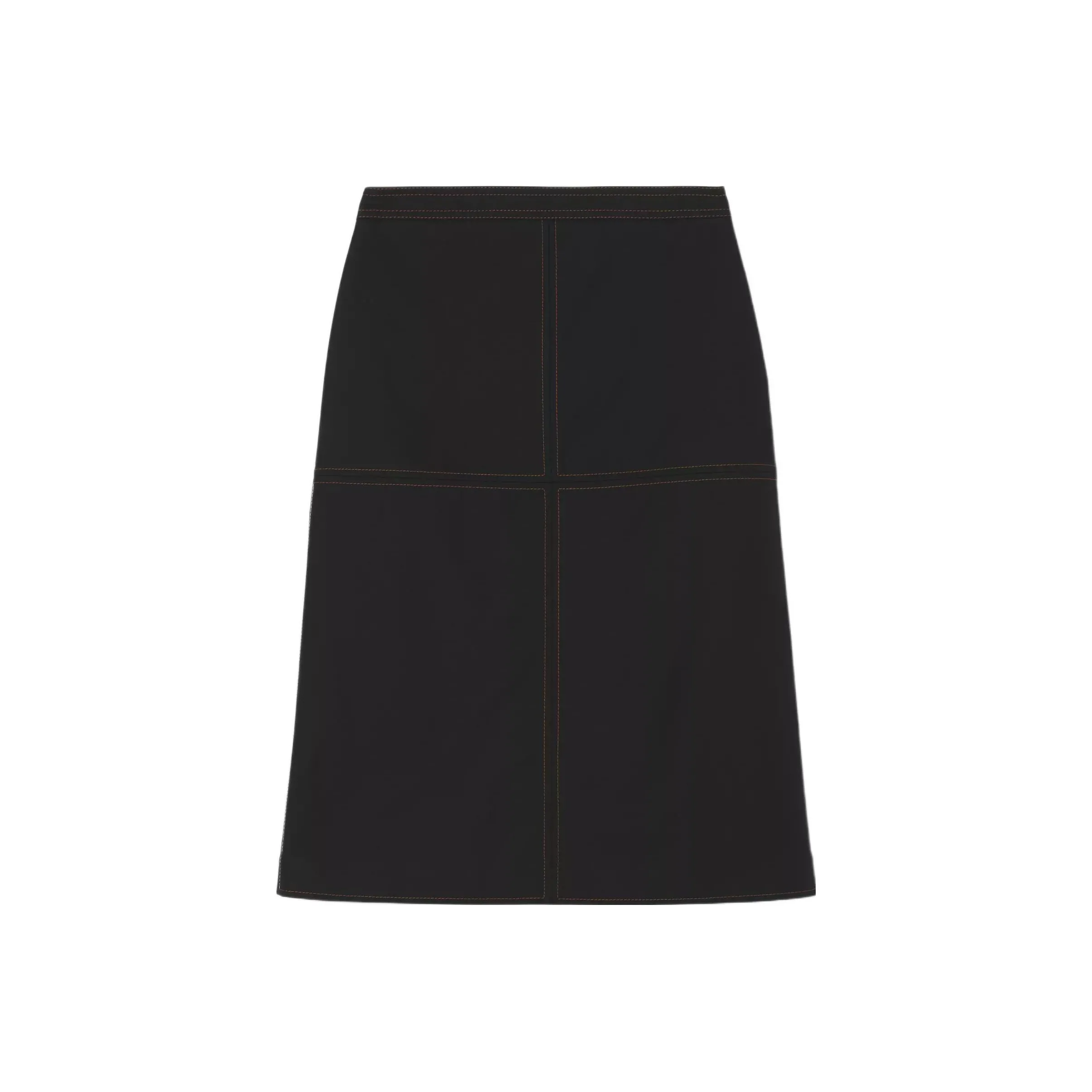 Burberry SS22 Casual Long Skirt Women's Black