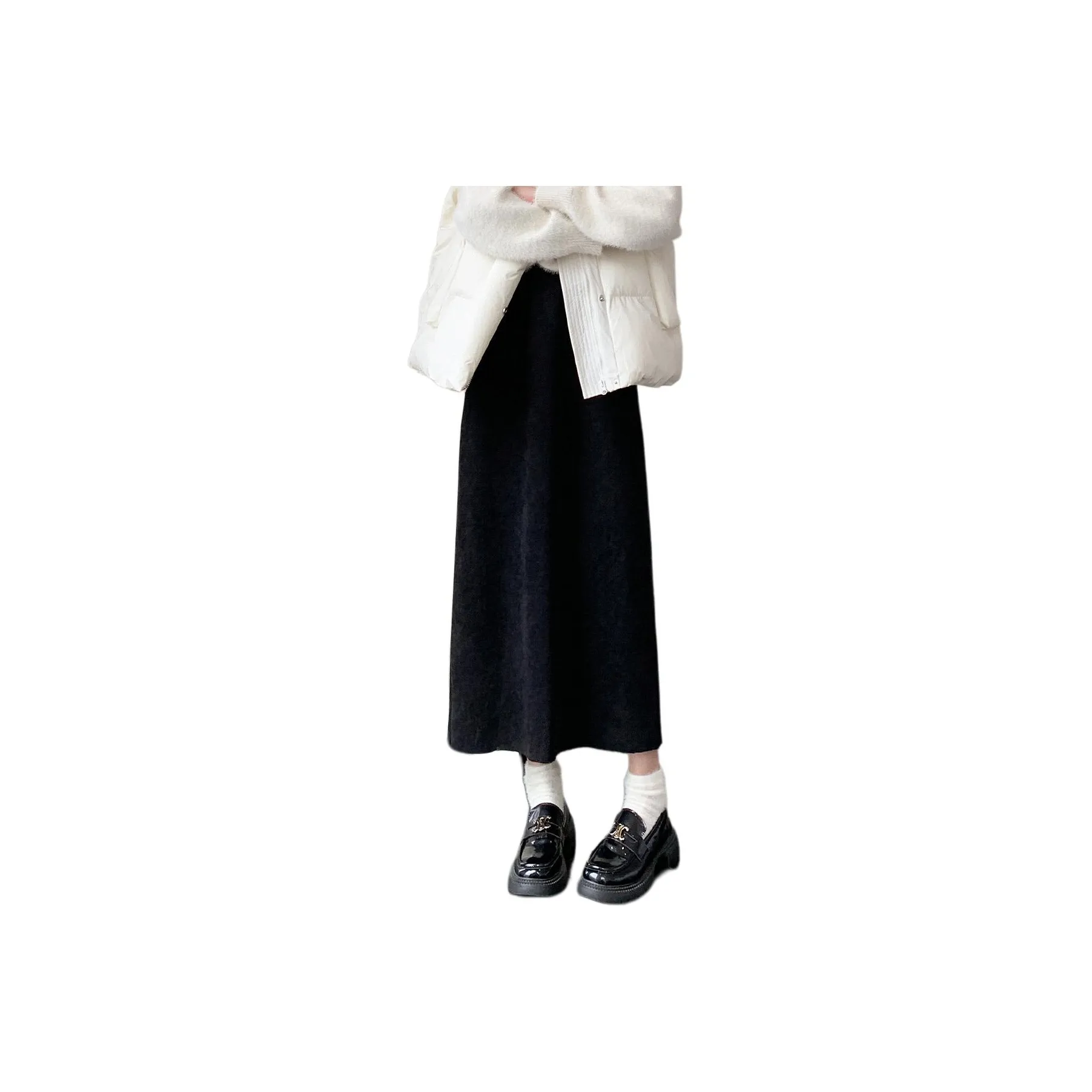 Ya Sheep People KNIT Длинная Юбка Женская Черная