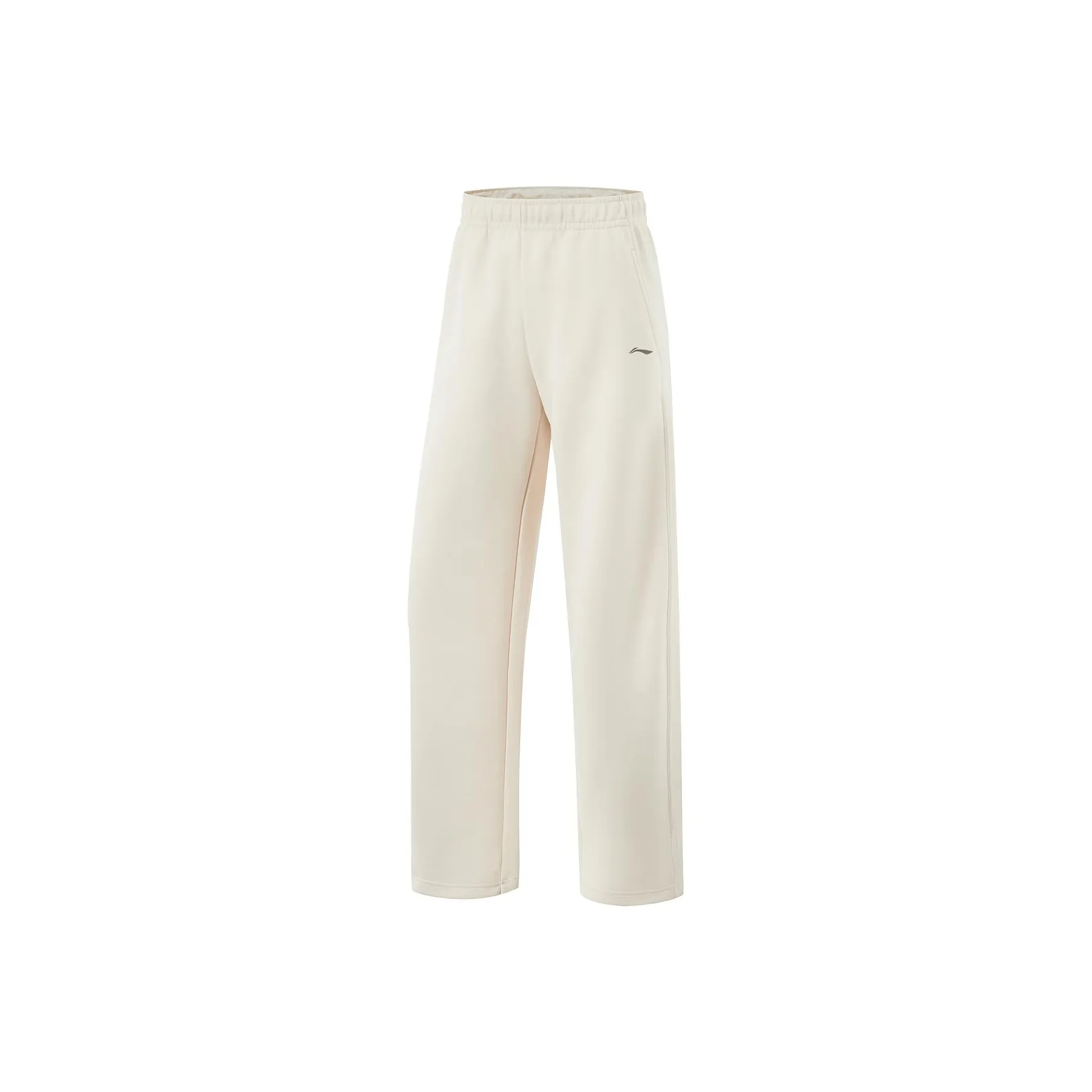 LINING Вязаные тренировочные брюки женские цвет лебедино-белый