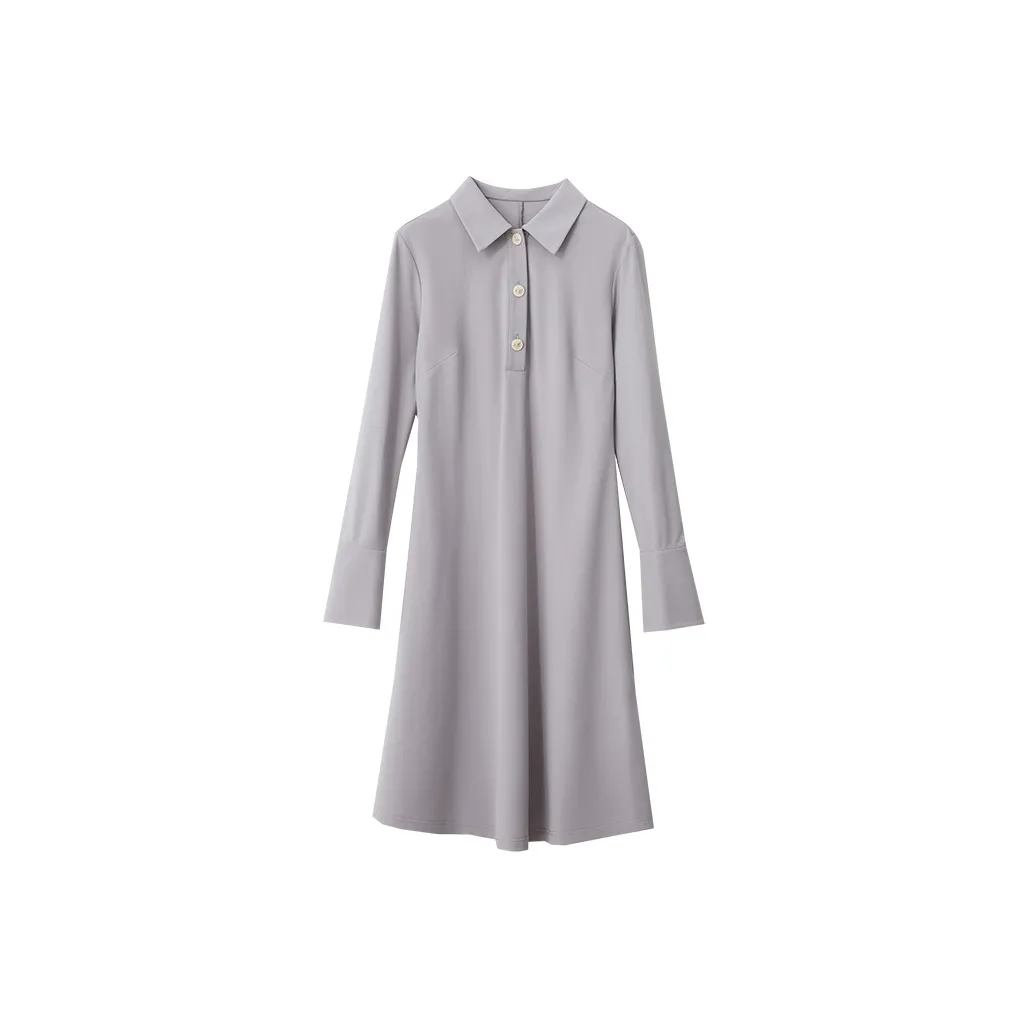 AMII Длинное платье с длинными рукавами женское