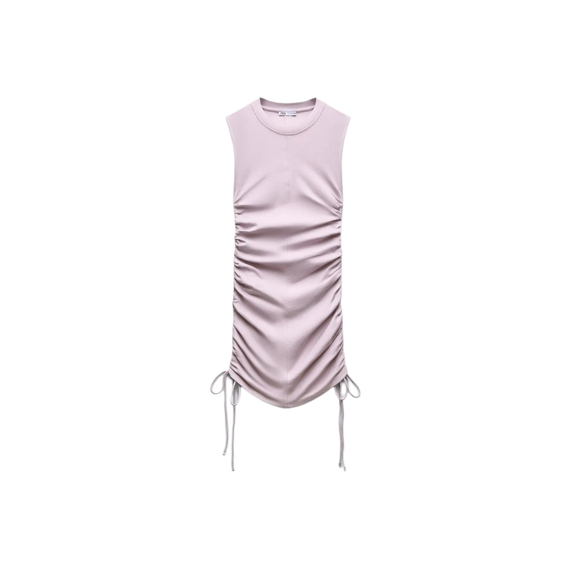 ZARA Sleeveless Dress Women's Light Purple