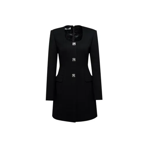 Yesby Yesir Black Женские Длинные Платья с Рукавами